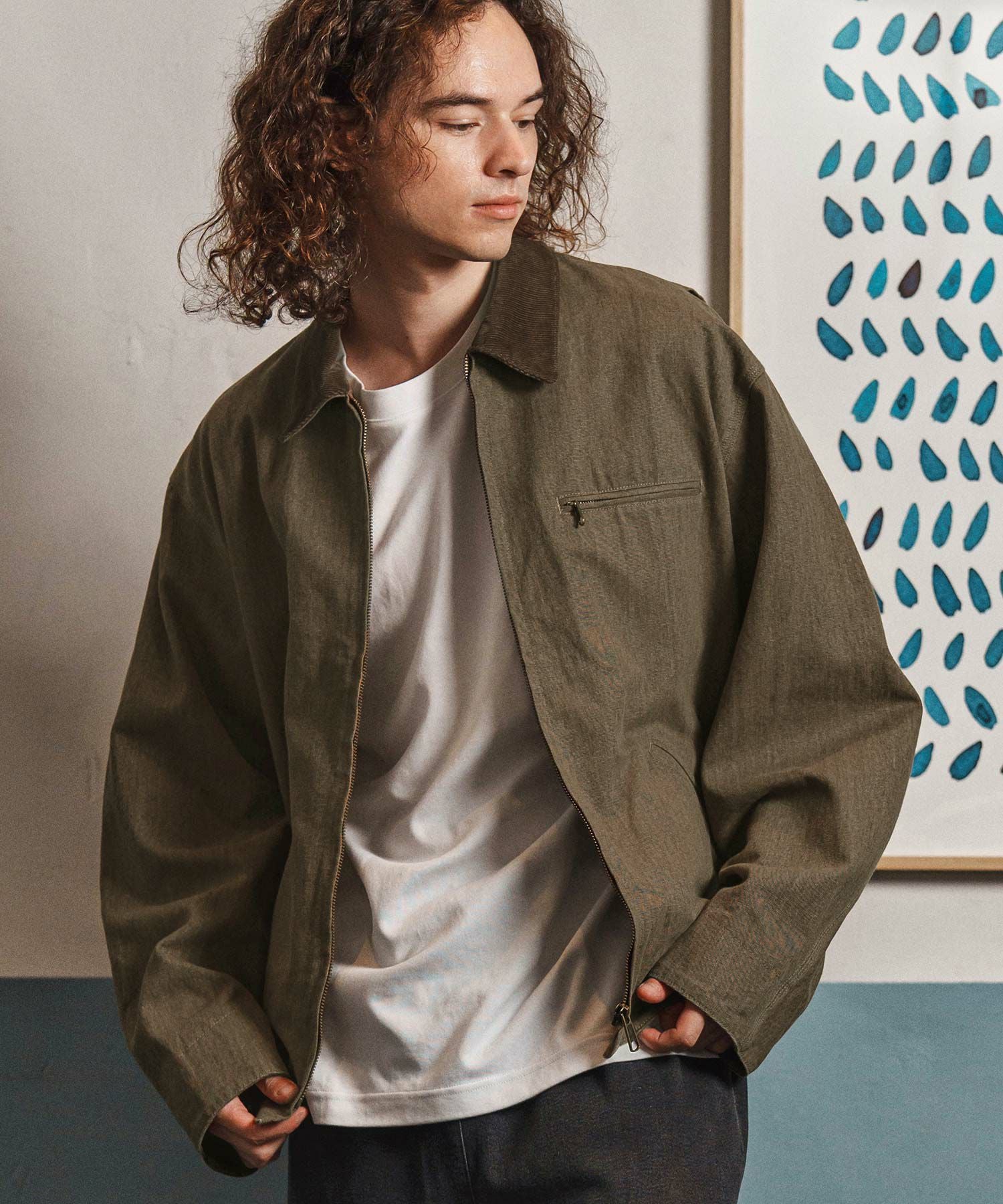 ジャケット・アウター mimoza 50%OFF【CAMBIO(カンビオ)】スイングトップダックジャケット(25160CM