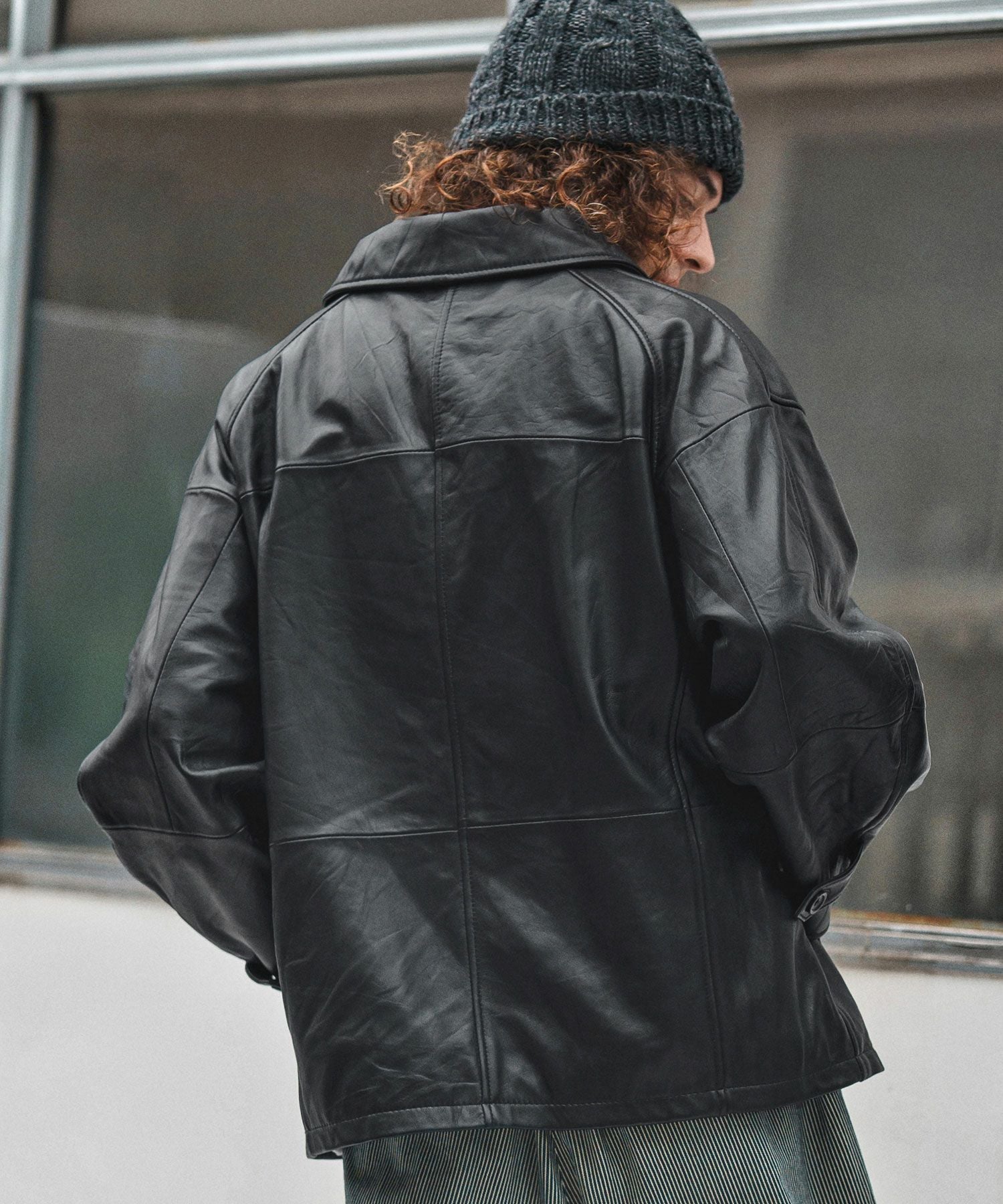 50%OFF【CAMBIO(カンビオ)】Oversized Re Product Leather Classical