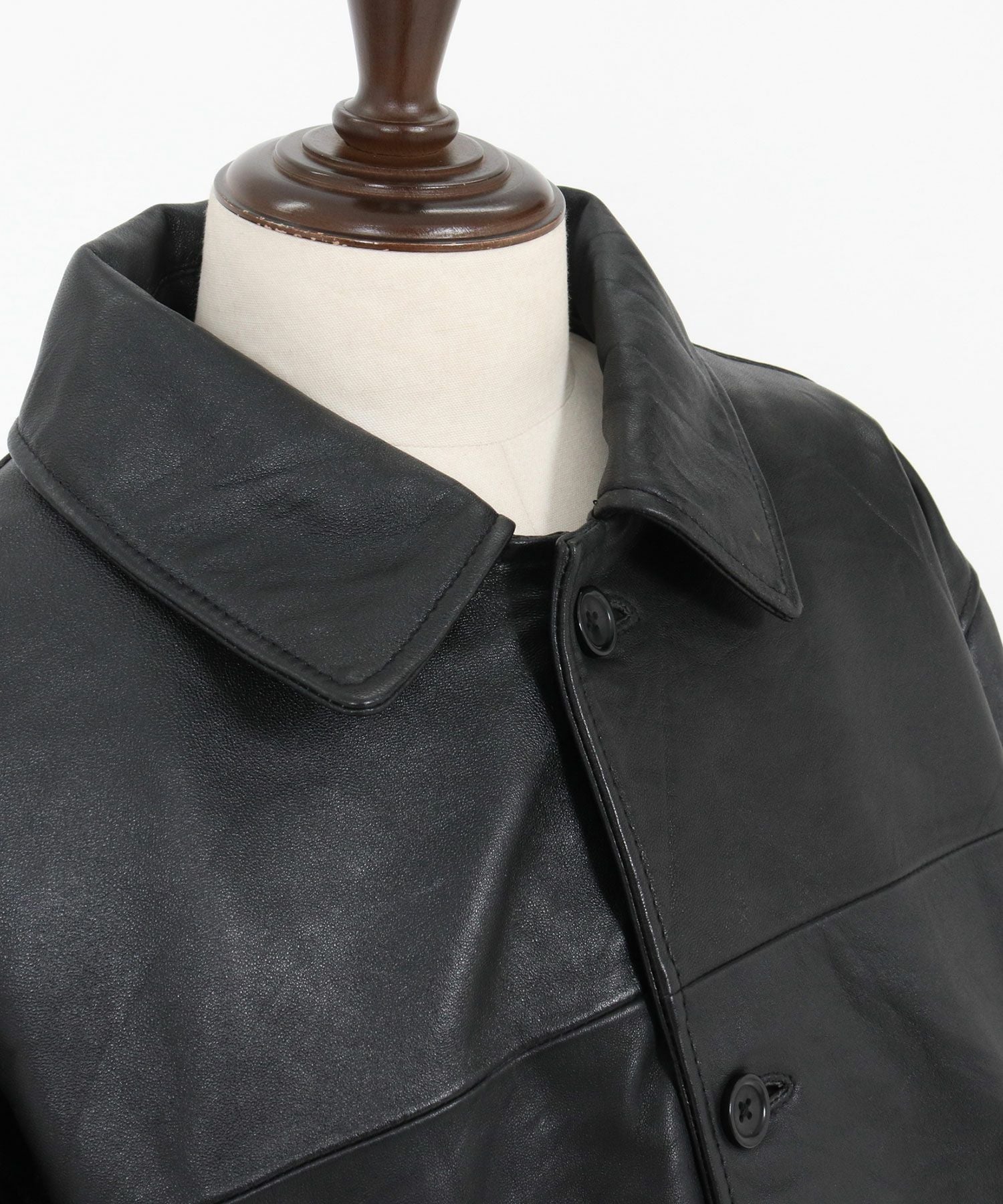 50%OFF【CAMBIO(カンビオ)】Oversized Re Product Leather Classical