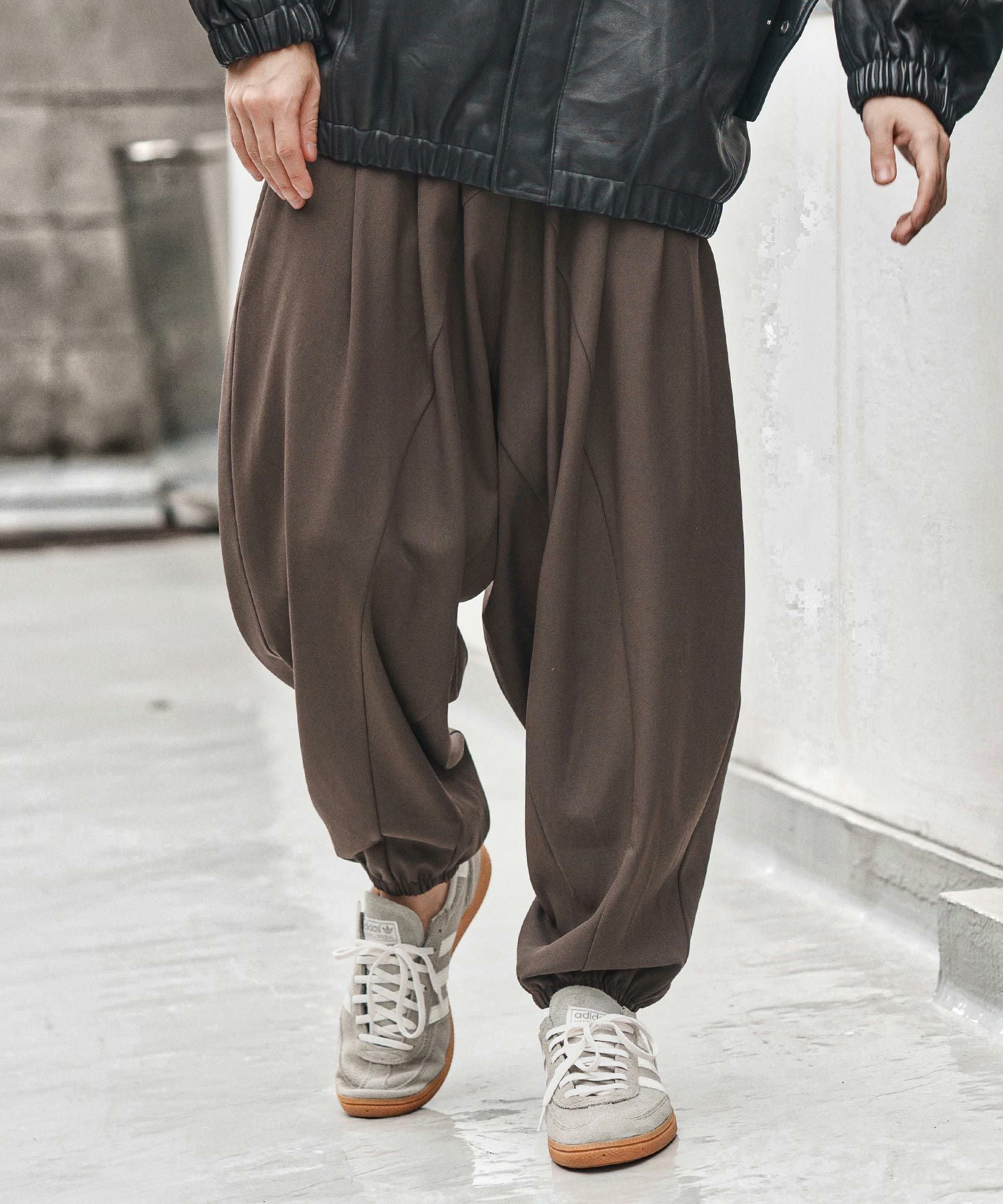 CAMBIO(カンビオ)】Slacks Fabric Sarrouel Pants サルエルパンツ