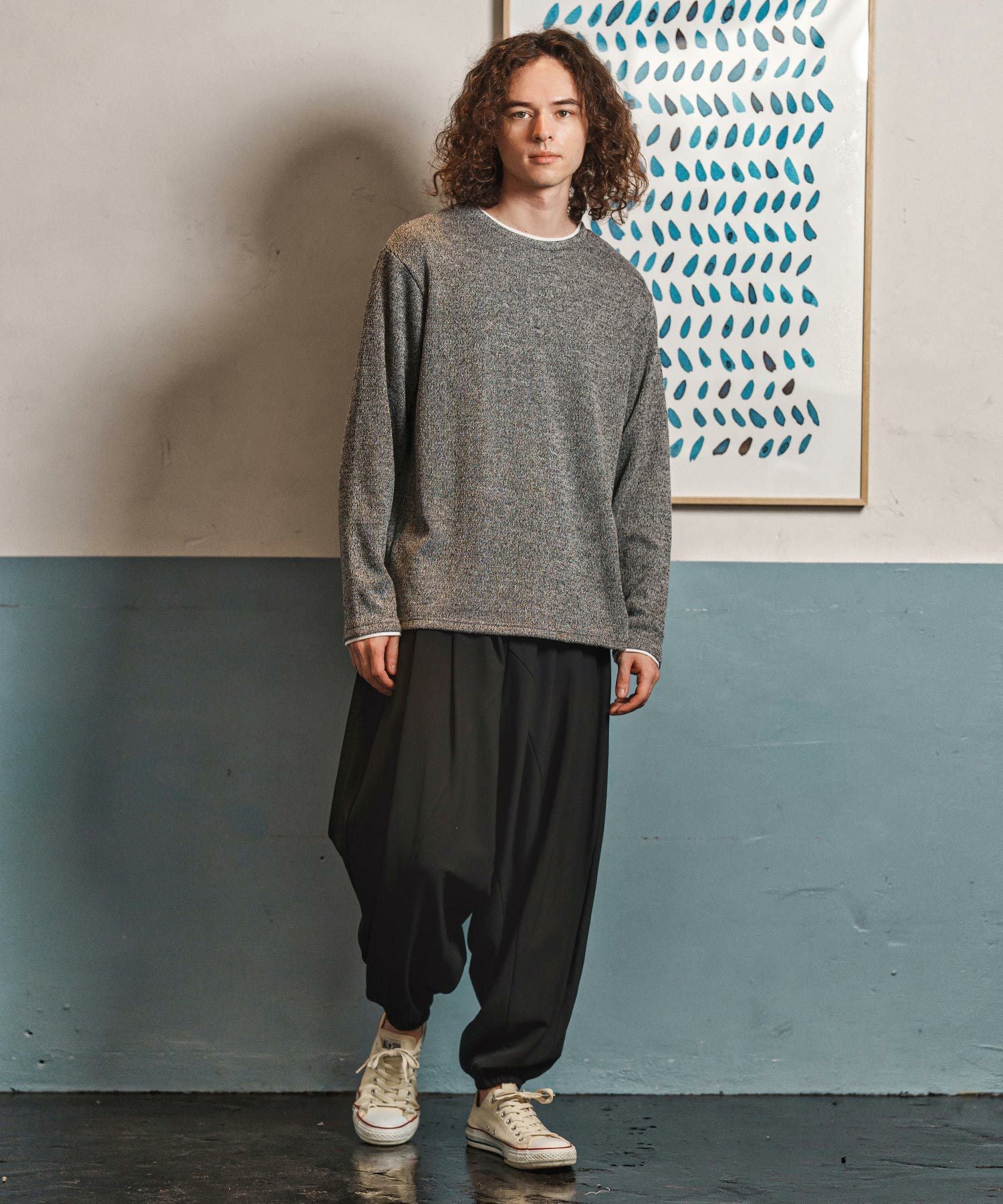 CAMBIO(カンビオ)】Slacks Fabric Sarrouel Pants サルエルパンツ CAMBIO(カンビオ)】Slacks Fabric Sarrouel Pants サルエルパンツ