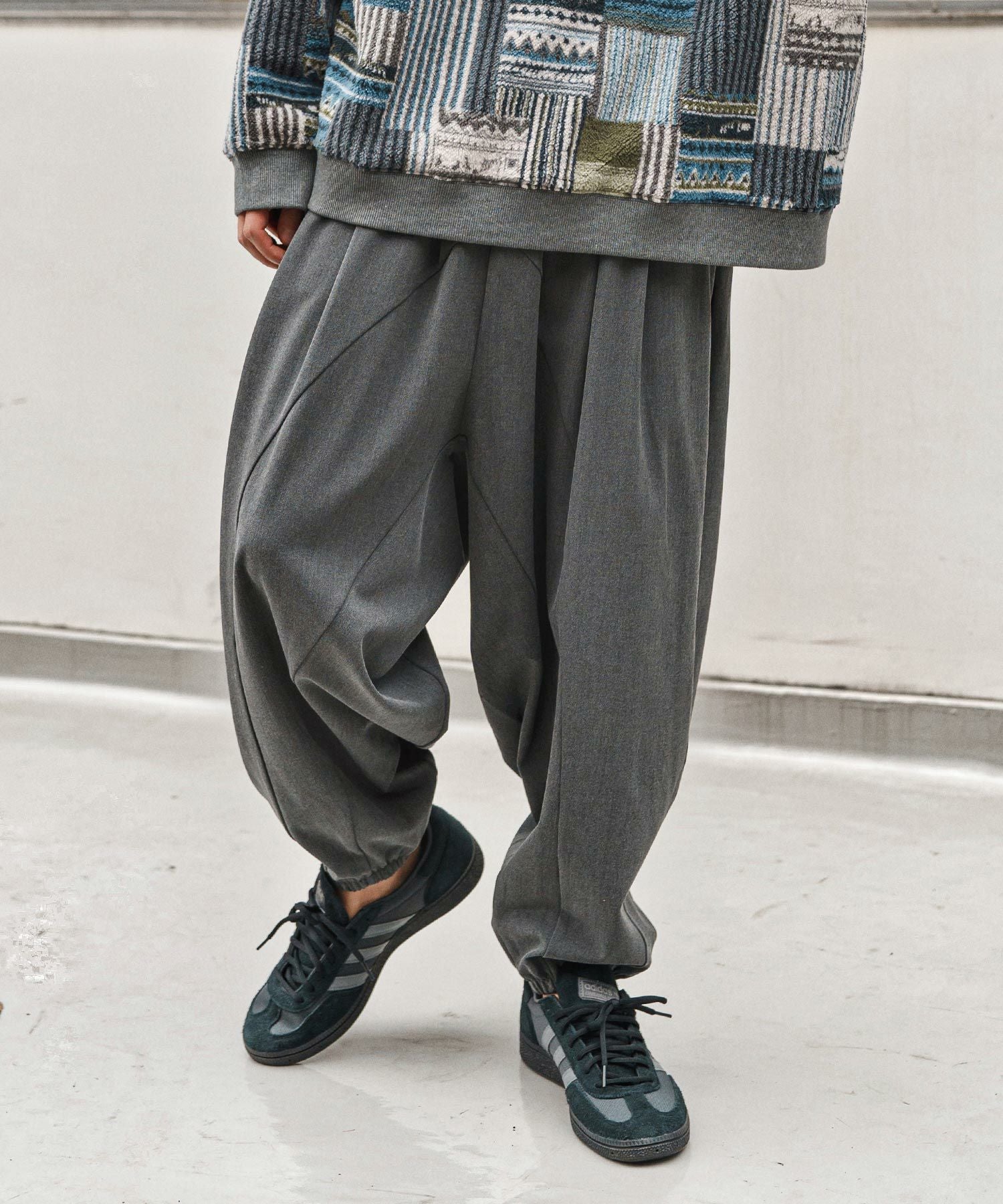 CAMBIO(カンビオ)】Slacks Fabric Sarrouel Pants サルエルパンツ