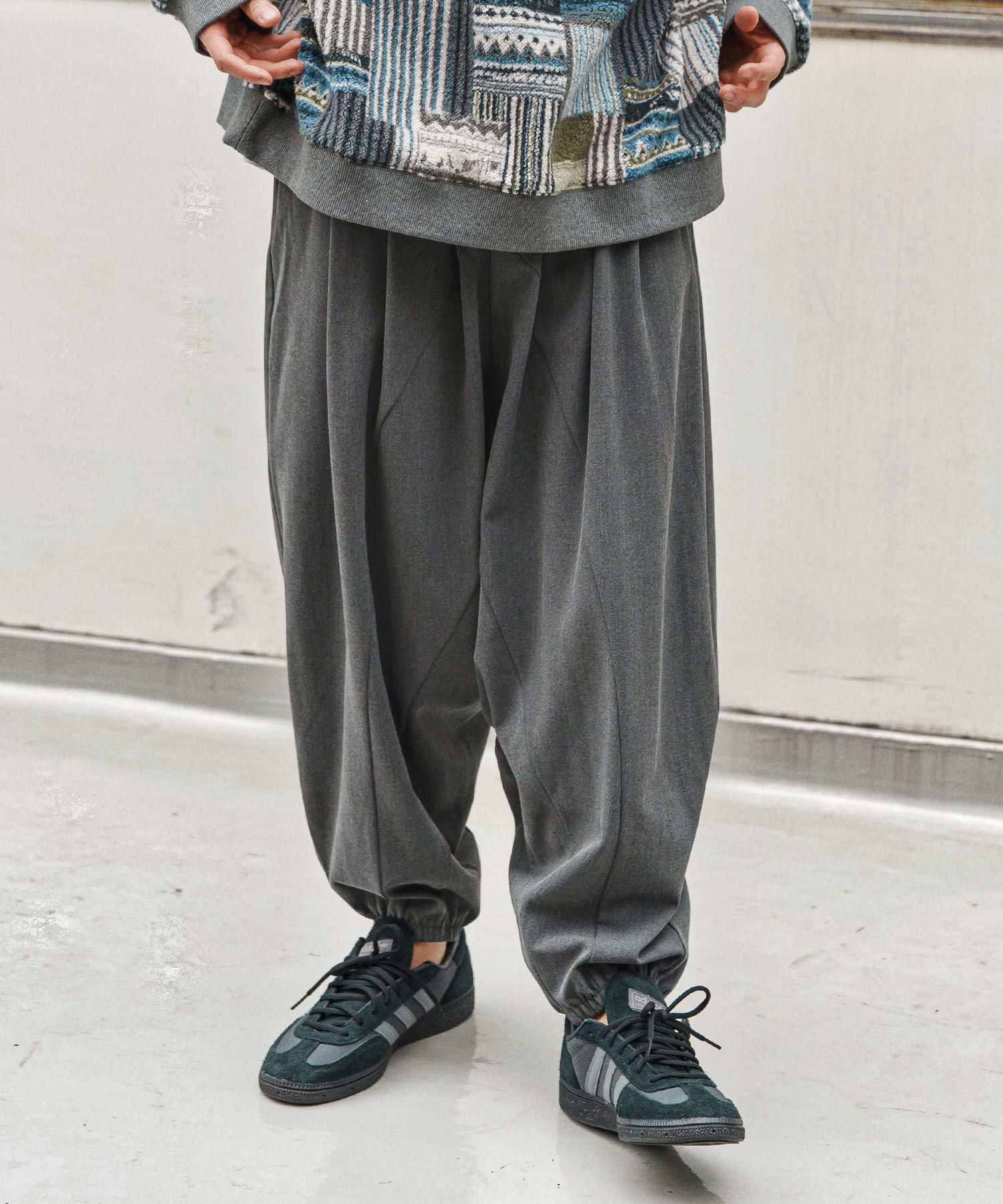 CAMBIO(カンビオ)】Slacks Fabric Sarrouel Pants サルエルパンツ