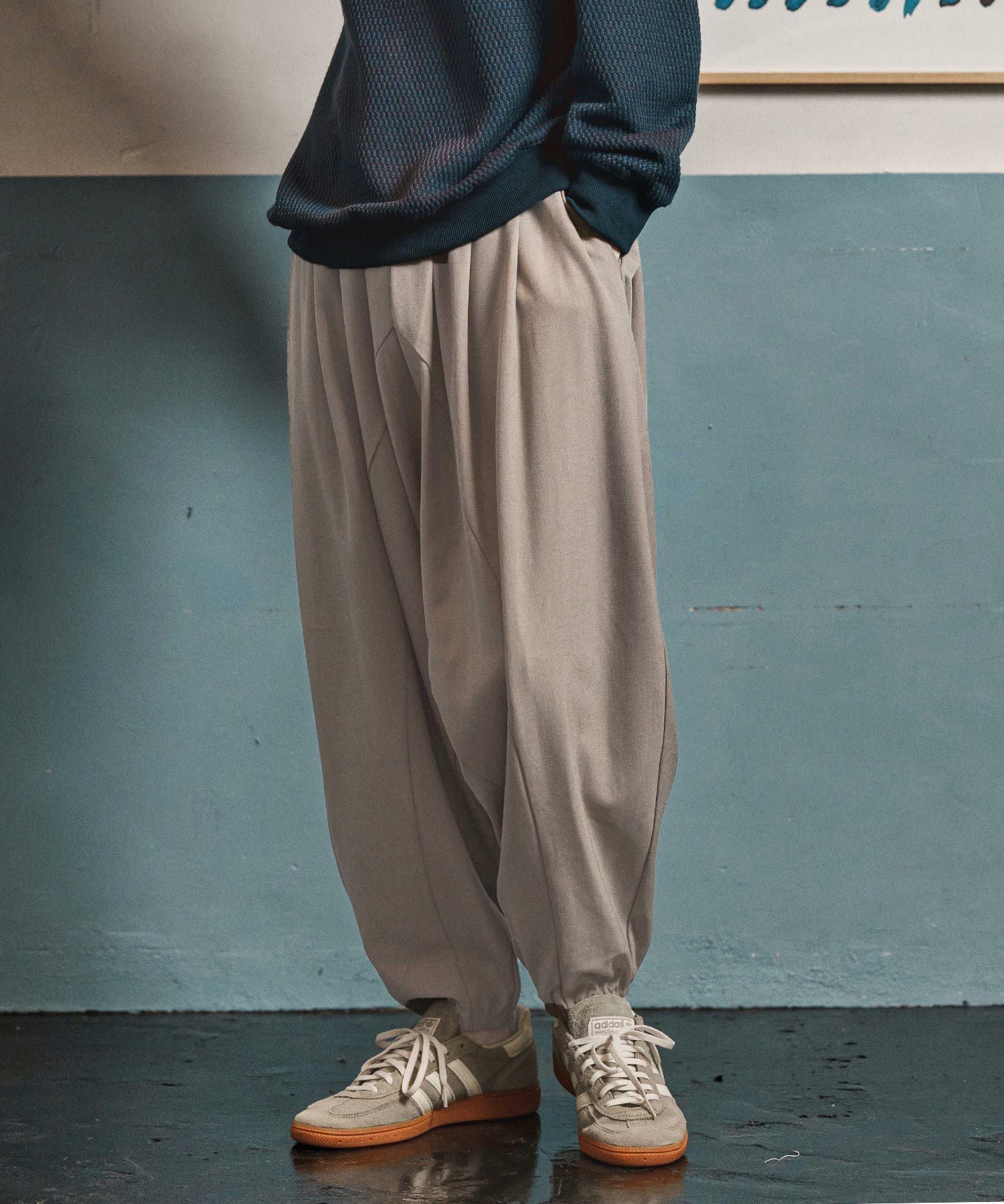 【CAMBIO】Side Line Sarrouel Cut Pantsサルエル CAMBIO(カンビオ)】Slacks Fabric Sarrouel Pants サルエルパンツ