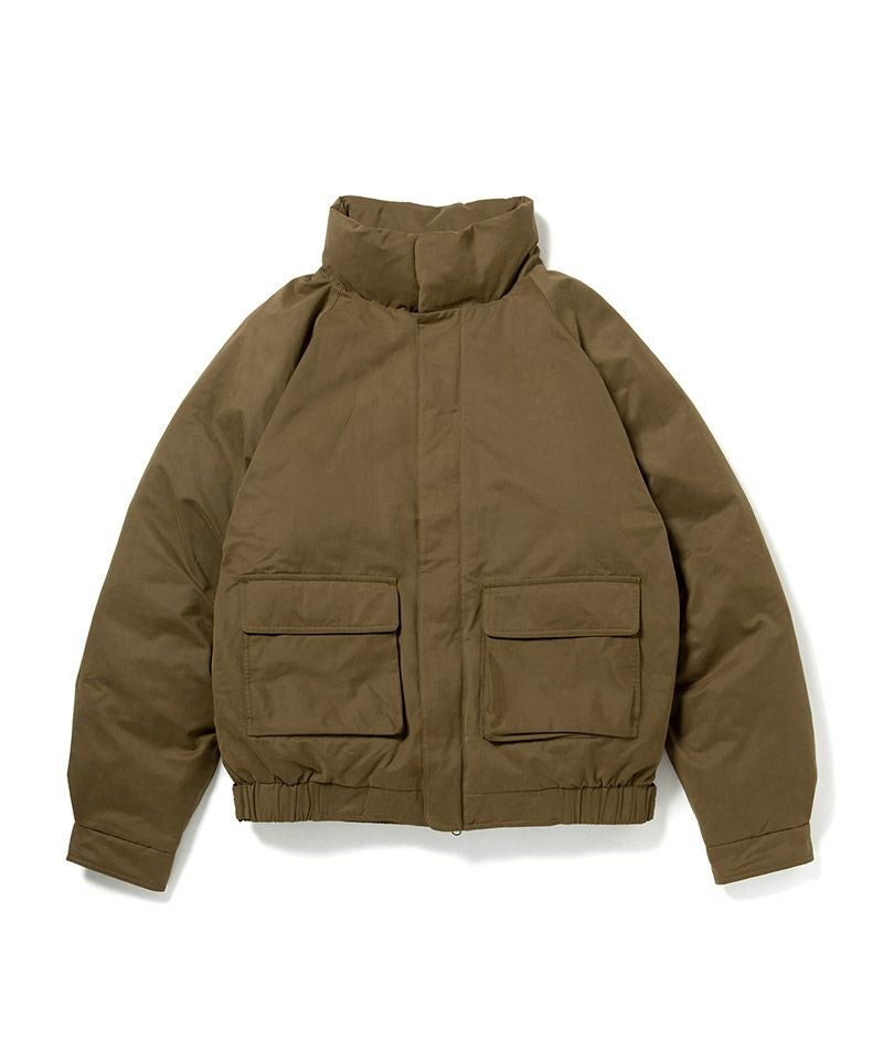 PRODUCTダウン PYRENEX (ピレネックス) 軽量ナイロン ロゴワッペン スタンド ダウン