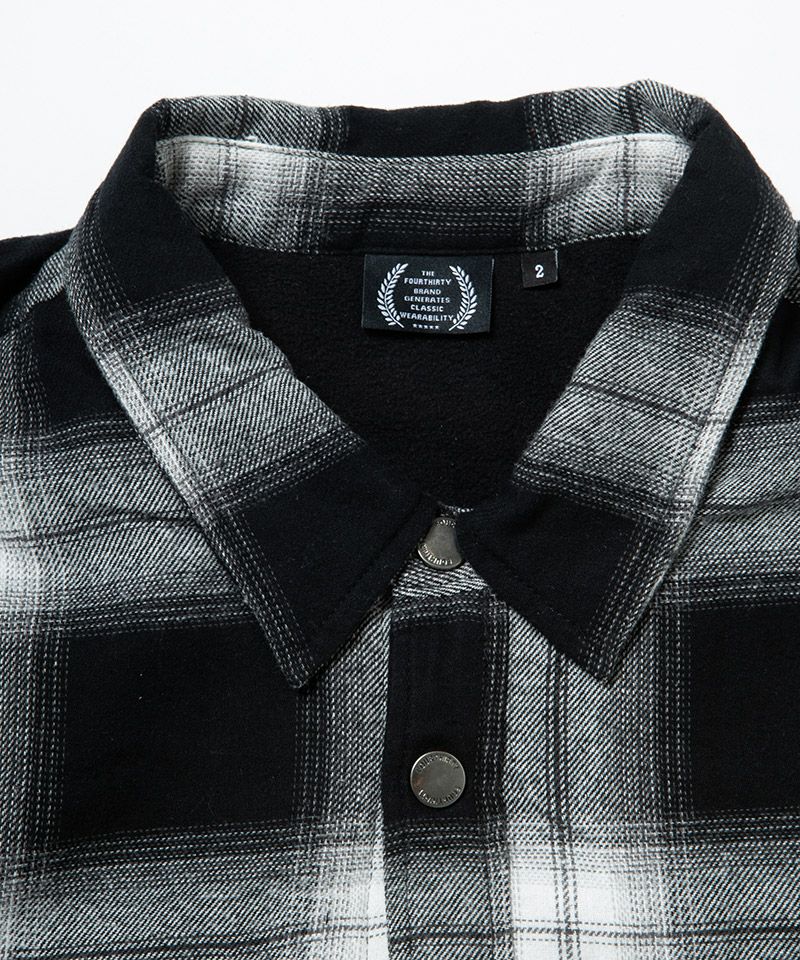 430(フォーサーティ)】L-S FLEECE LINER CHECK SHIRT フリース 430(フォーサーティ)】L-S FLEECE LINER CHECK SHIRT フリース