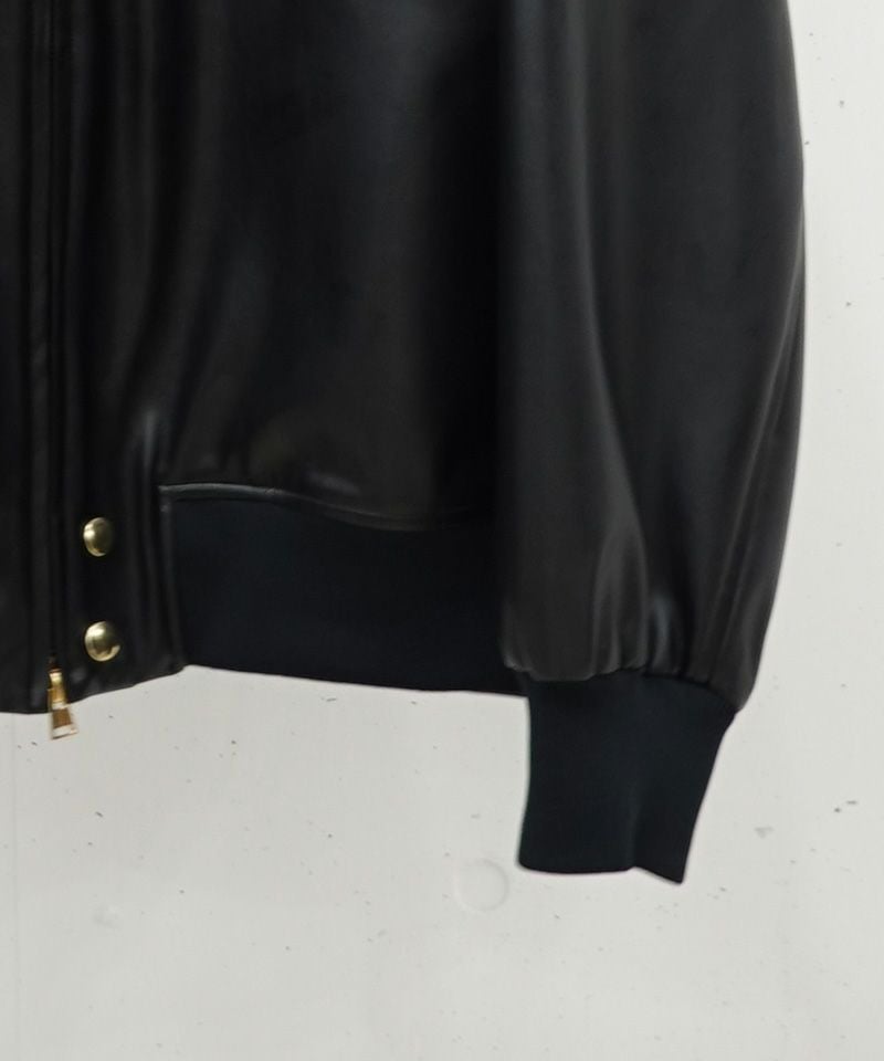 50%OFF【CULLNI(クルニ)】Faux Leather MA-1 ジャケット(25-AW-017B