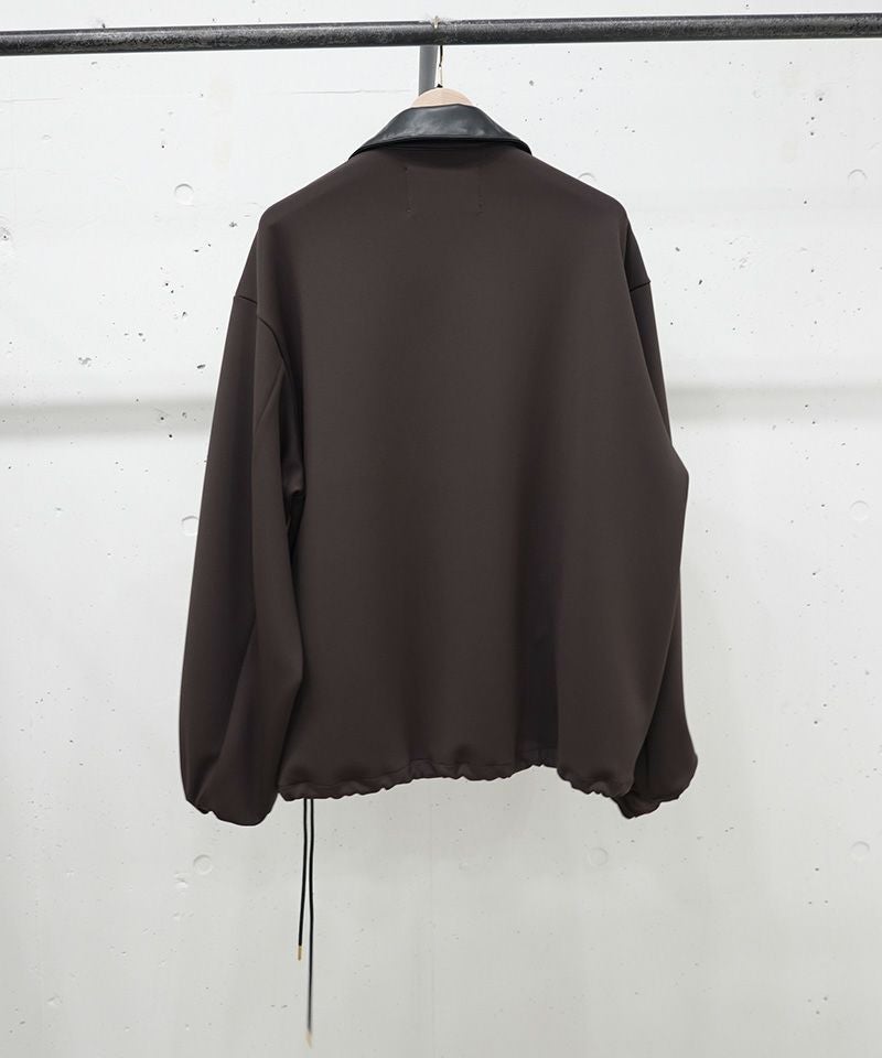 30%OFF【CULLNI(クルニ)】Double Cloth Half Zip Riders Pullover