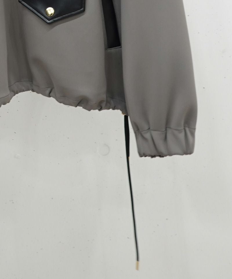 30%OFF【CULLNI(クルニ)】Double Cloth Half Zip Riders Pullover