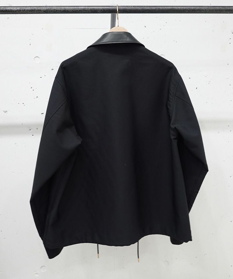 30%OFF【CULLNI(クルニ)】Chambray Gabardine Dot Button Coach Jacket