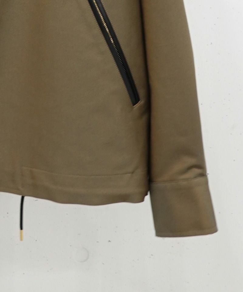 30%OFF【CULLNI(クルニ)】Chambray Gabardine Dot Button Coach Jacket