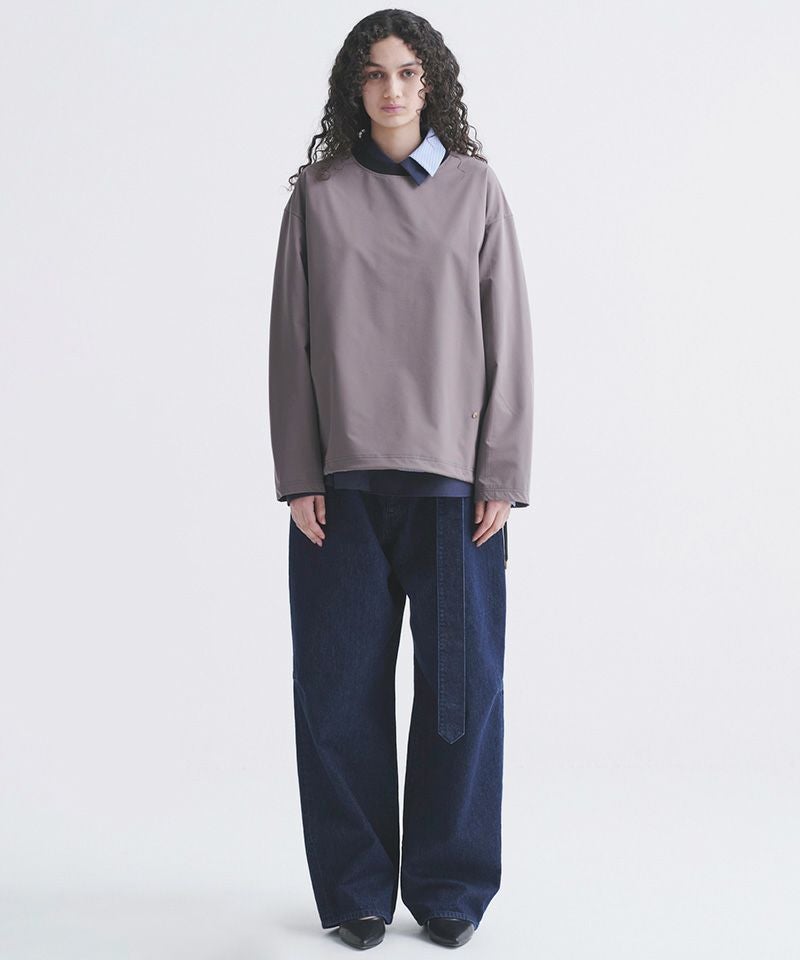 50%OFF【CULLNI(クルニ)】Stretch Double Cloth Drawstring Pullover