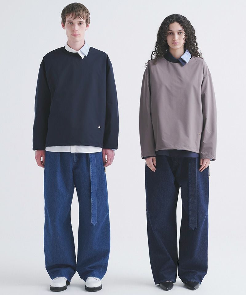50%OFF【CULLNI(クルニ)】Stretch Double Cloth Drawstring Pullover 