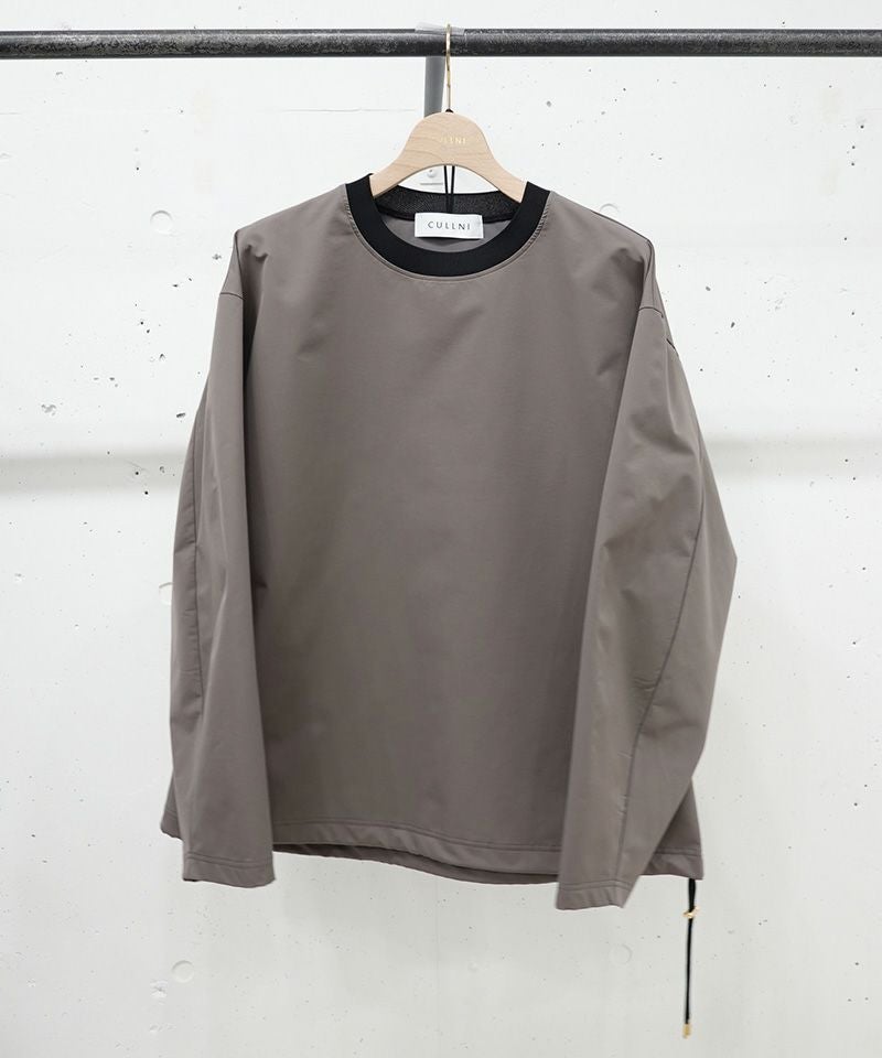50%OFF【CULLNI(クルニ)】Stretch Double Cloth Drawstring Pullover