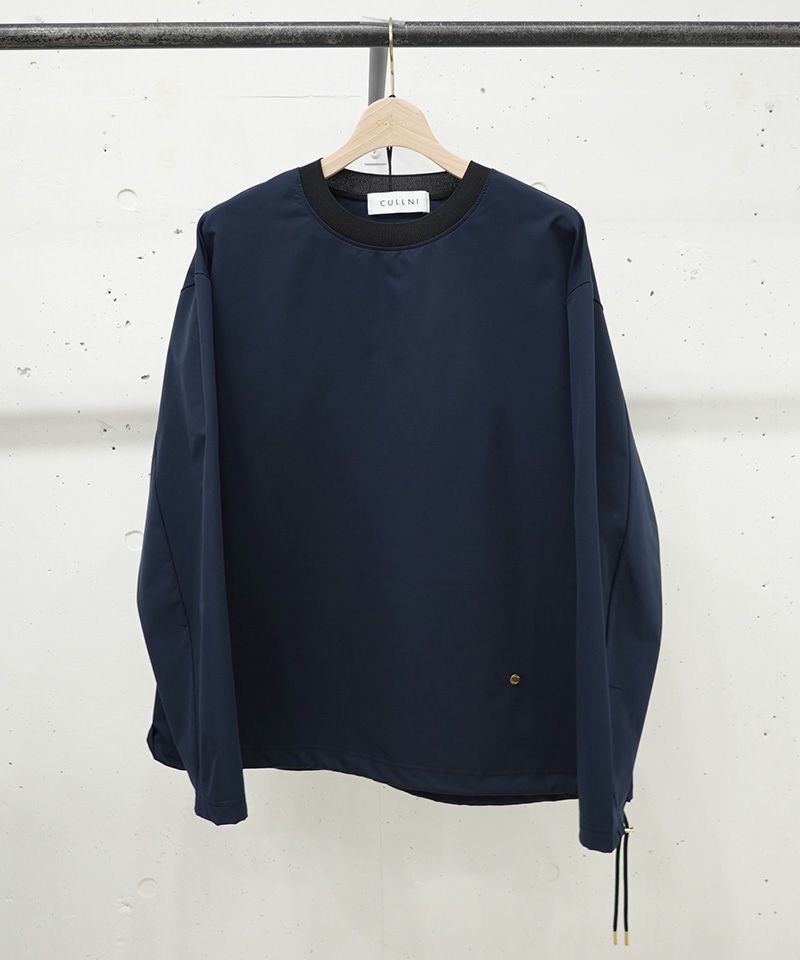 50%OFF【CULLNI(クルニ)】Stretch Double Cloth Drawstring Pullover
