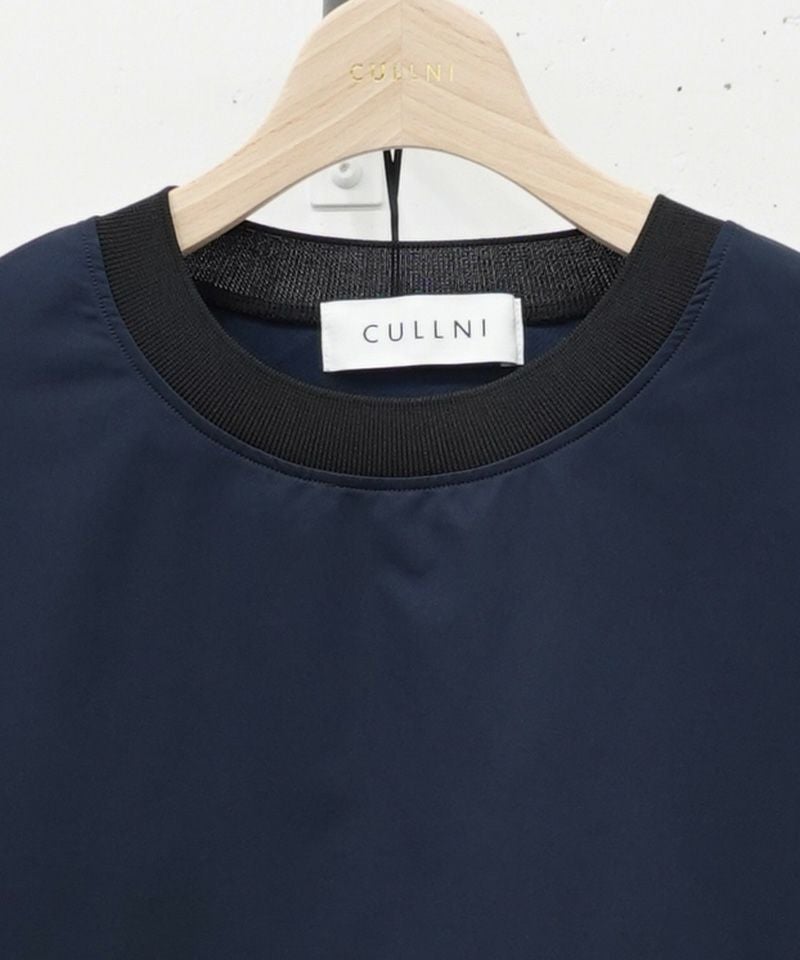 50%OFF【CULLNI(クルニ)】Stretch Double Cloth Drawstring Pullover