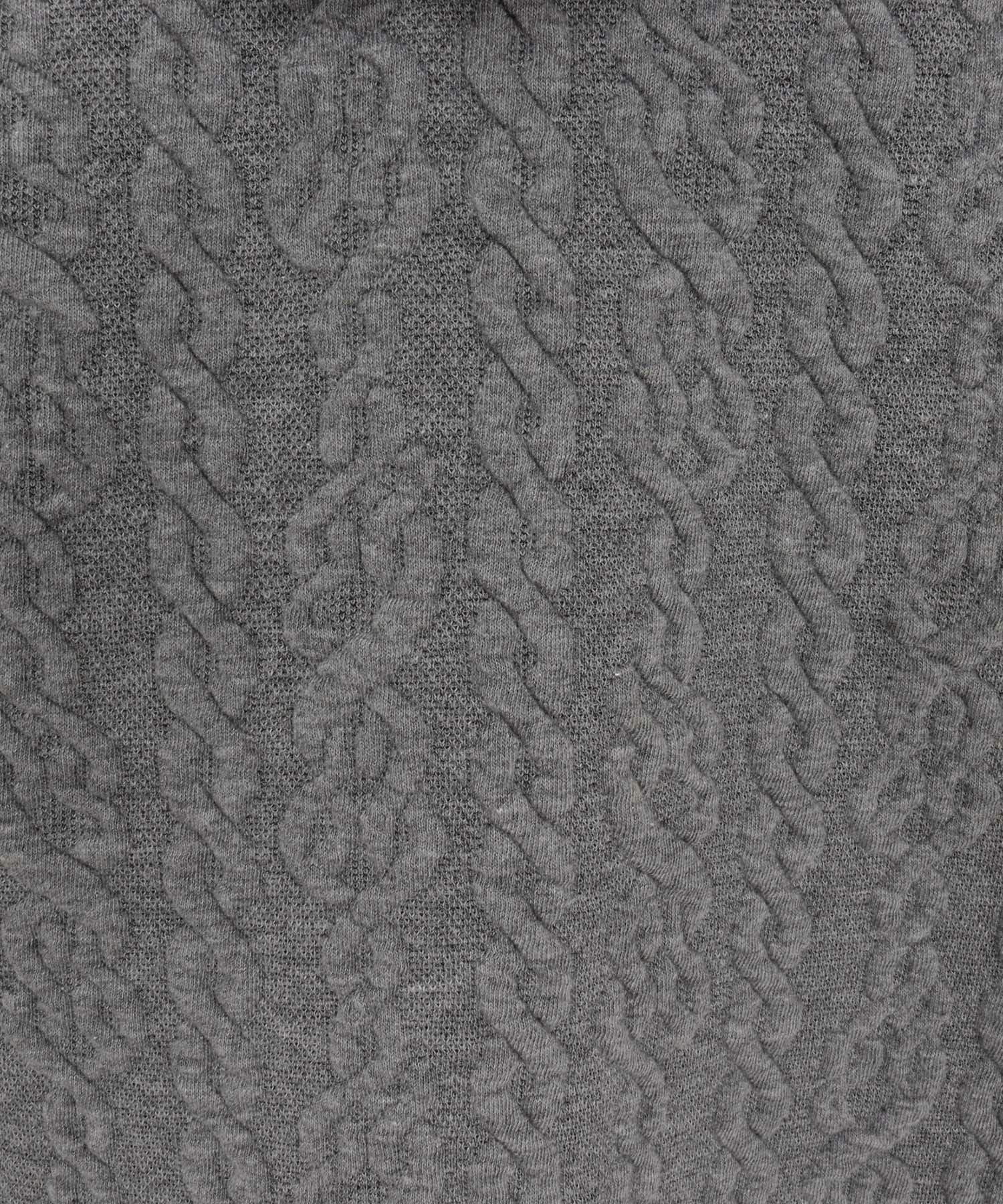 CAMBIO(カンビオ)】ストレッチケーブルキルティングノーカラーベスト