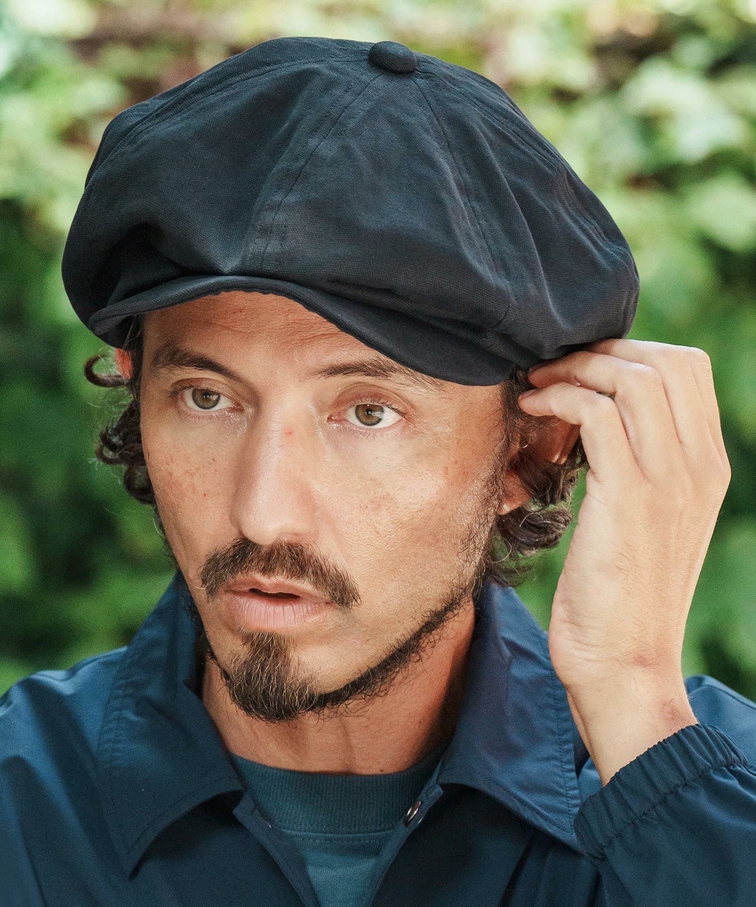 CAMBIO(カンビオ)】 Canvas Solid Big Casquette ビッグキャスケット