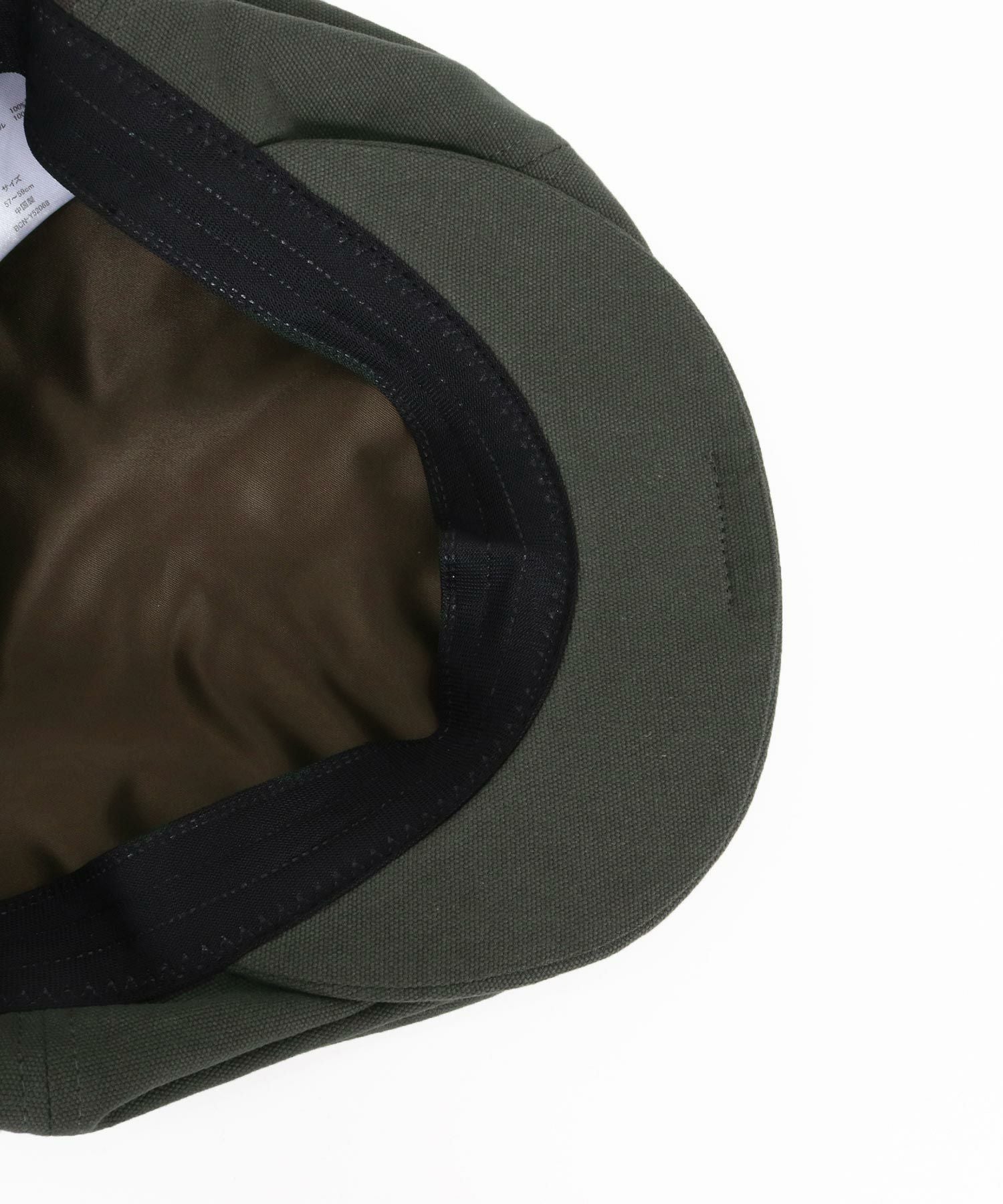 CAMBIO(カンビオ)】 Canvas Solid Big Casquette ビッグキャスケット