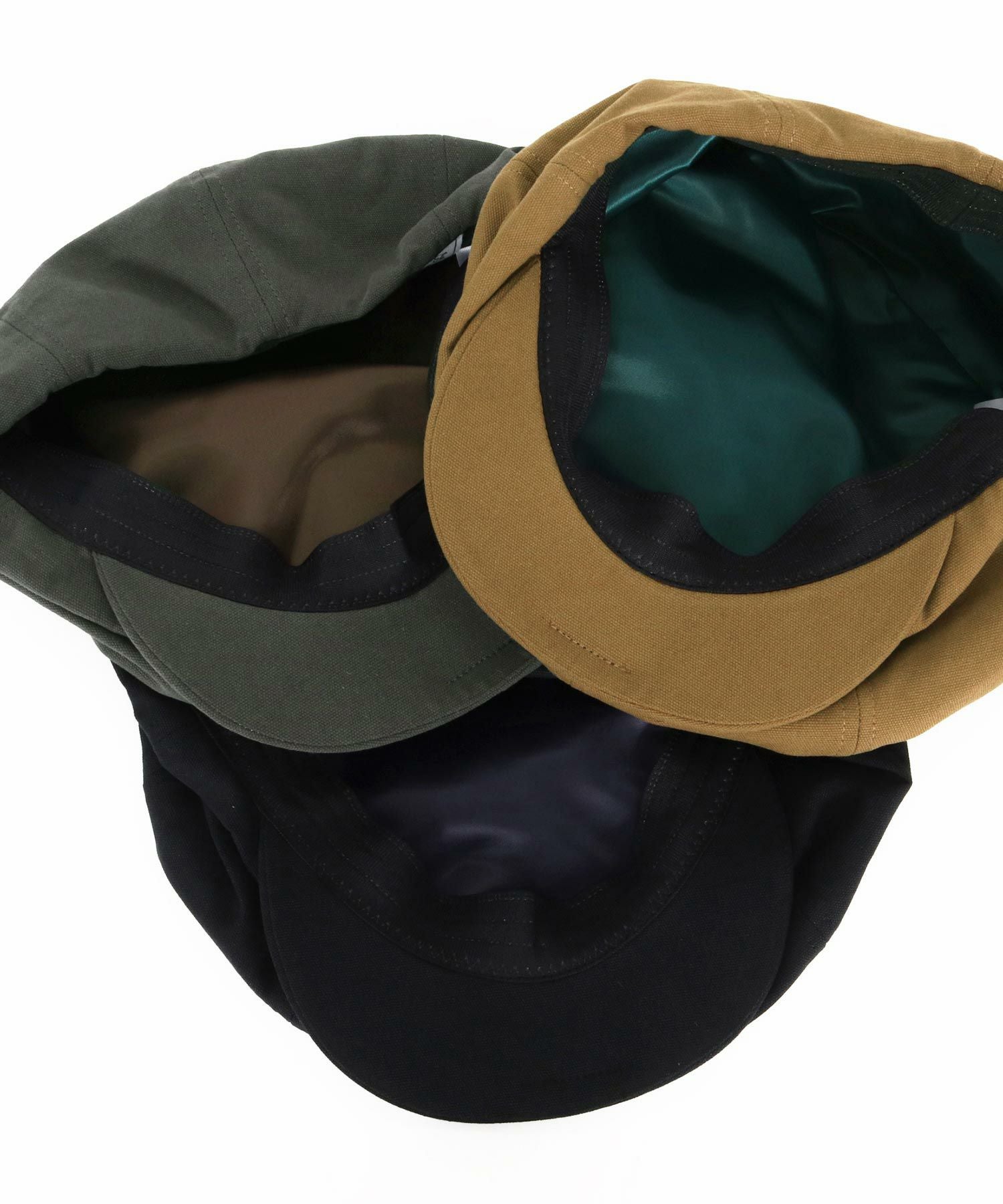 CAMBIO(カンビオ)】 Canvas Solid Big Casquette ビッグキャスケット