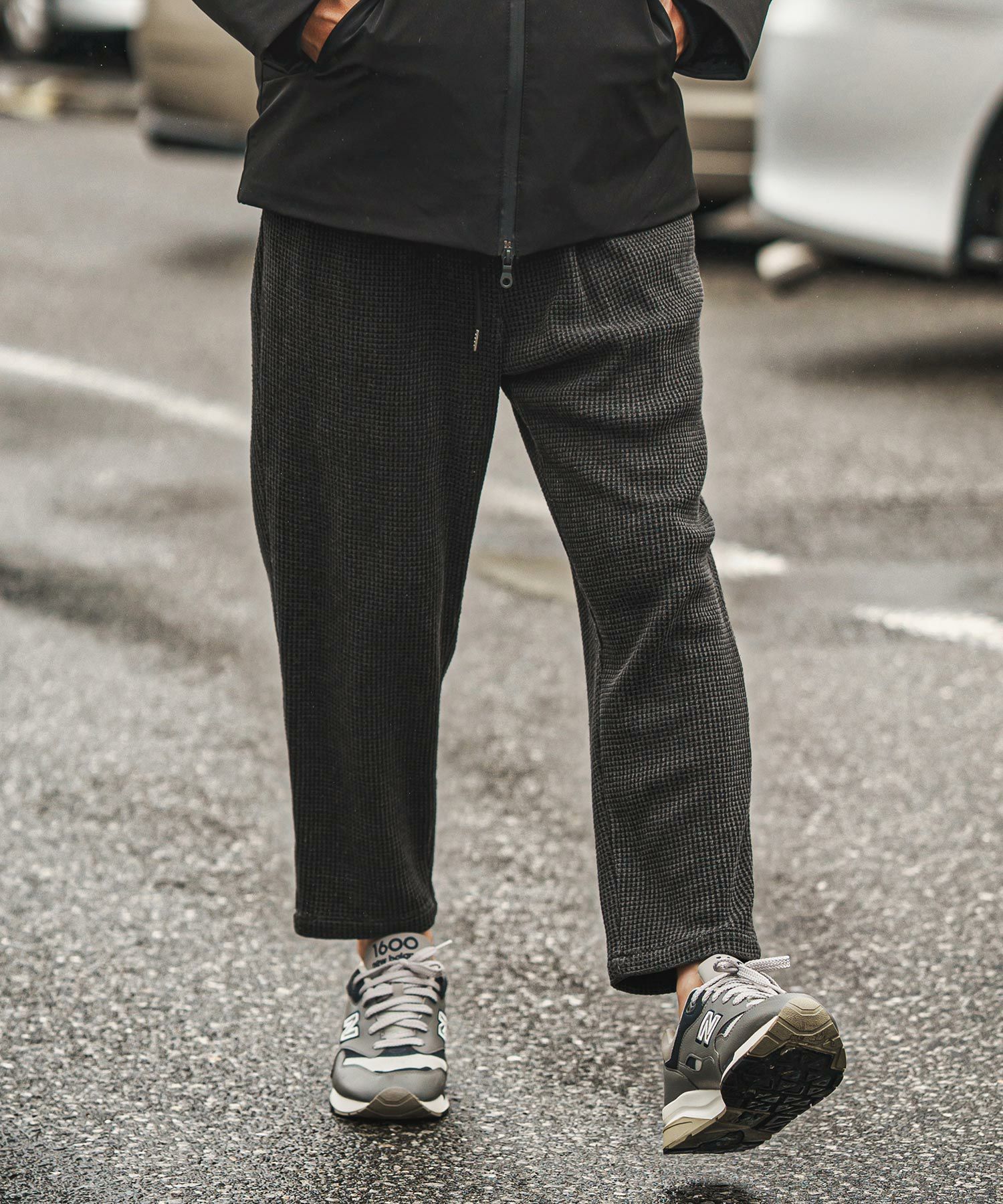 CAMBIO(カンビオ)】 Waffle Jogger Pants ジョガーパンツ(CAM25AW-024