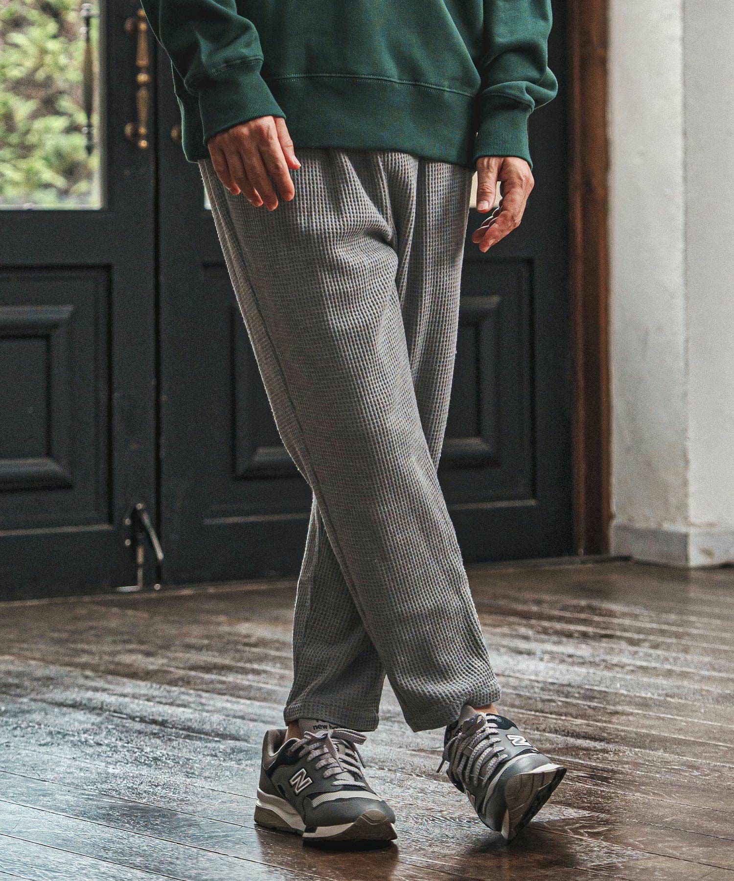 CAMBIO(カンビオ)】 Waffle Jogger Pants ジョガーパンツ(CAM25AW-024