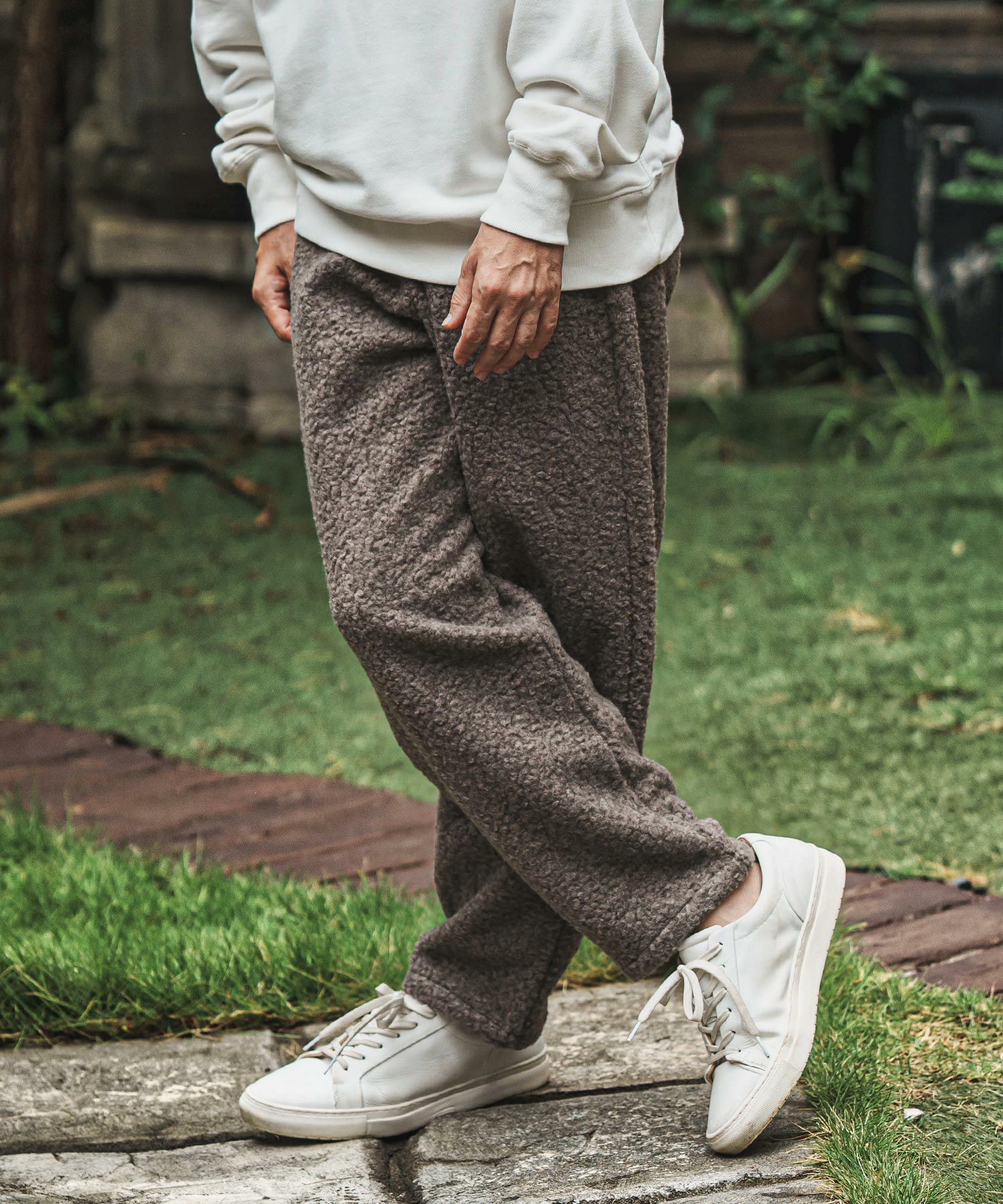 CAMBIO(カンビオ)】Fleece Balloon Easy Pants バルーンイージーパンツ