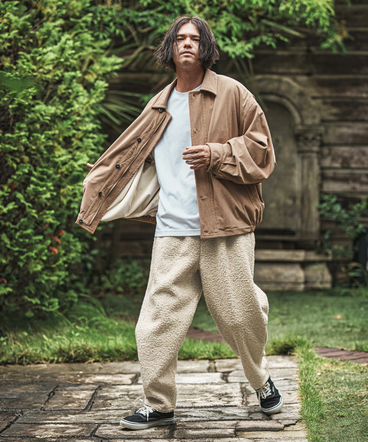 CAMBIO(カンビオ)】Fleece Balloon Easy Pants バルーンイージーパンツ
