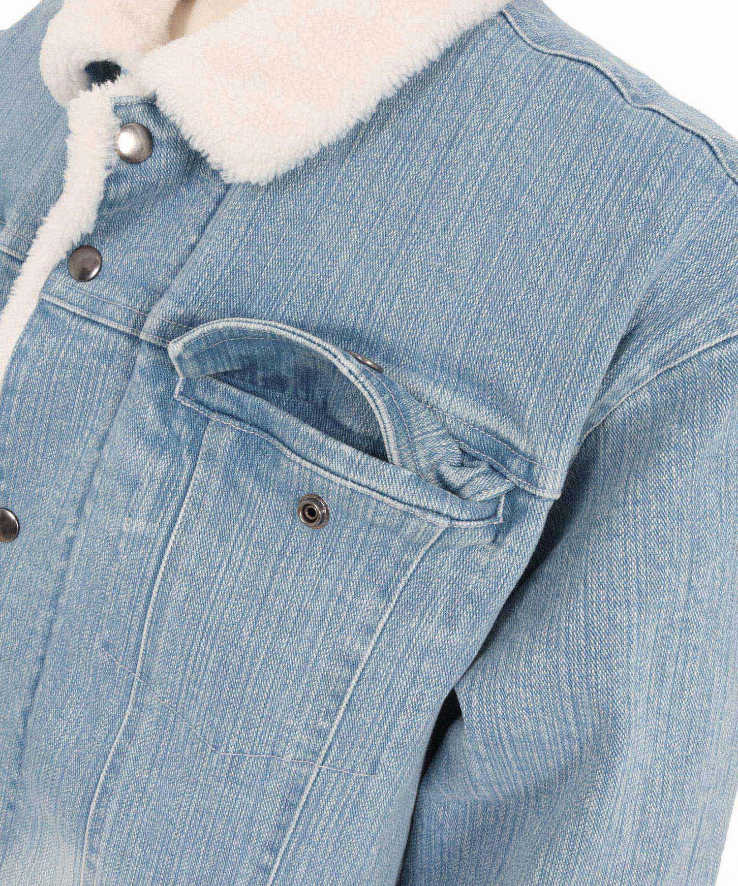 wjk reluxe】used like boa denim jacket ボアデニムジャケット(WR25W
