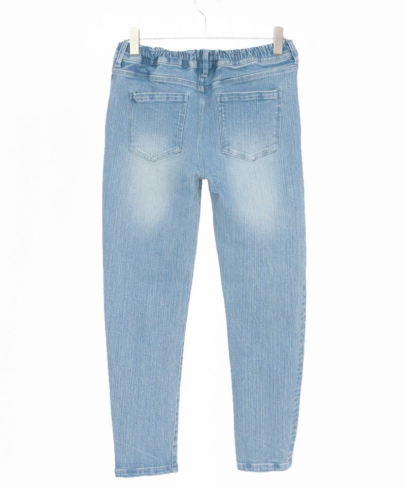 wjk reluxe】tight tension knit denim skinny pants デニムスキニー 