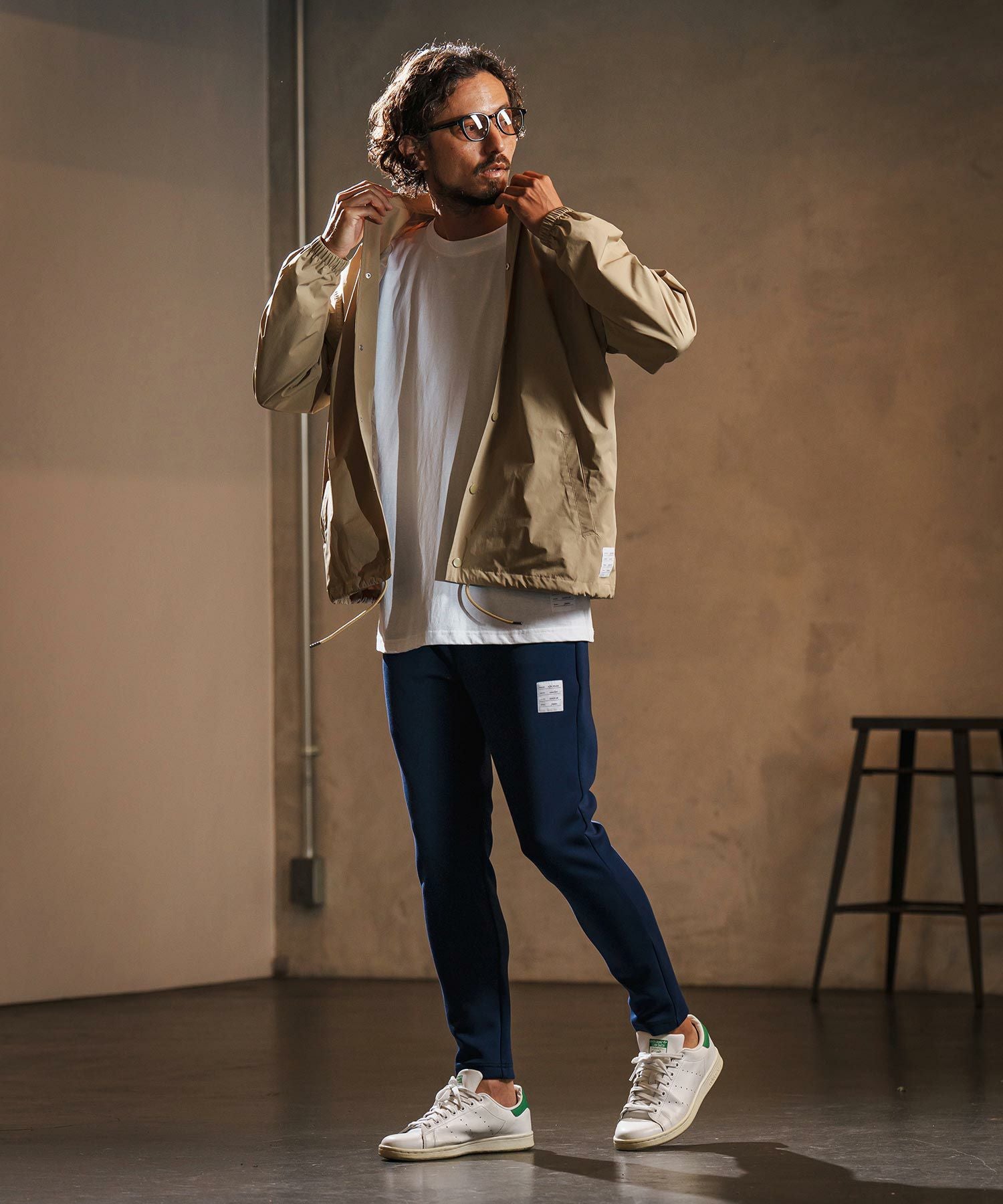 wjk reluxe】matte texture coach jacket コーチジャケット(WR25W-22