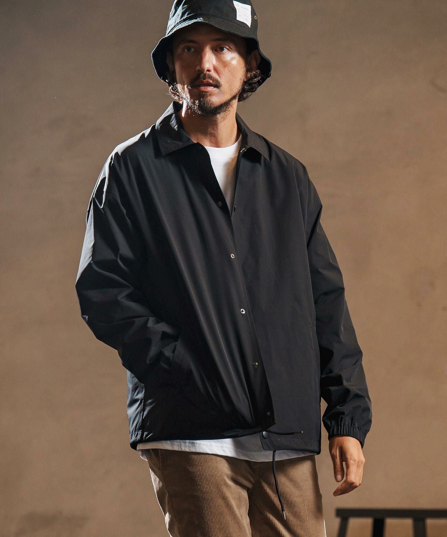 wjk reluxe】matte texture coach jacket コーチジャケット(WR25W-22