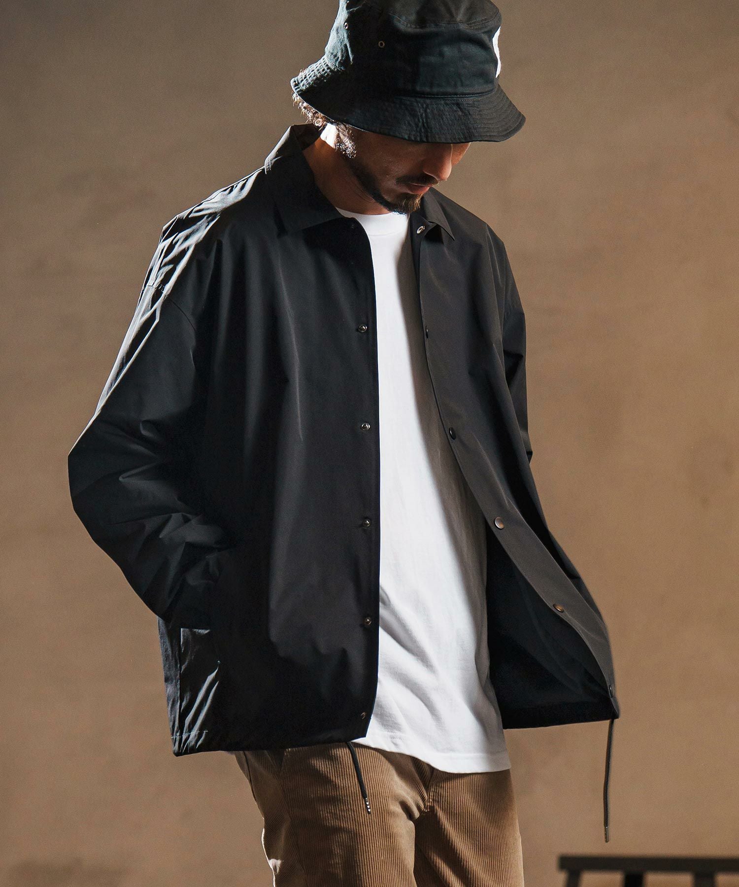 wjk reluxe】matte texture coach jacket コーチジャケット(WR25W-22