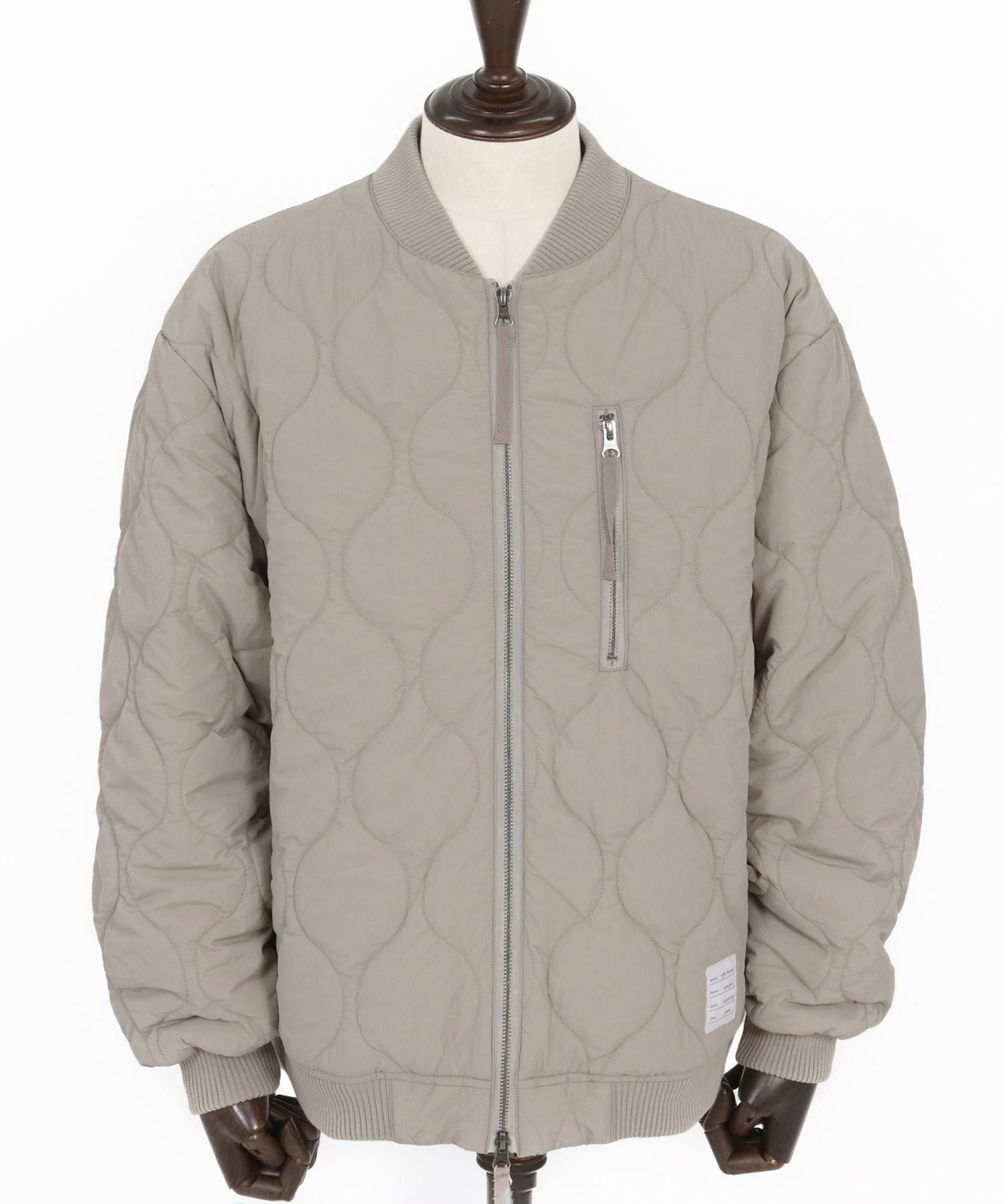 ベビロテ　ブルゾン　MA-1 wjk reluxe】gourd quilting MA-1 type blouson キルティングブルゾン