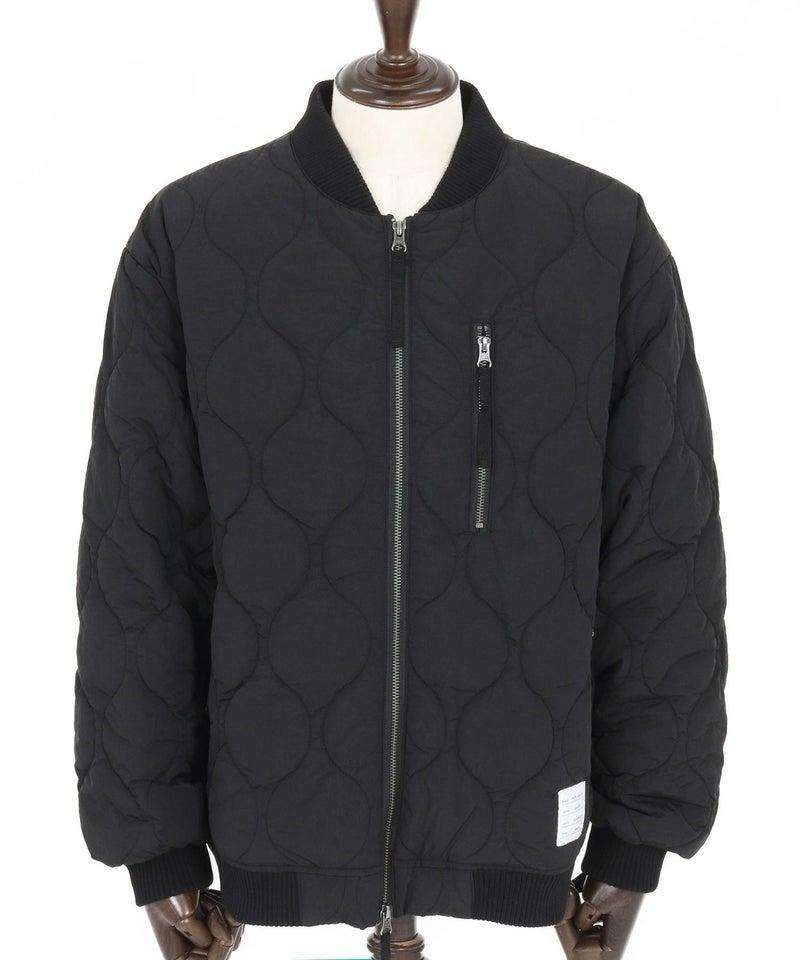 wjk reluxe】gourd quilting MA-1 type blouson キルティングブルゾン 