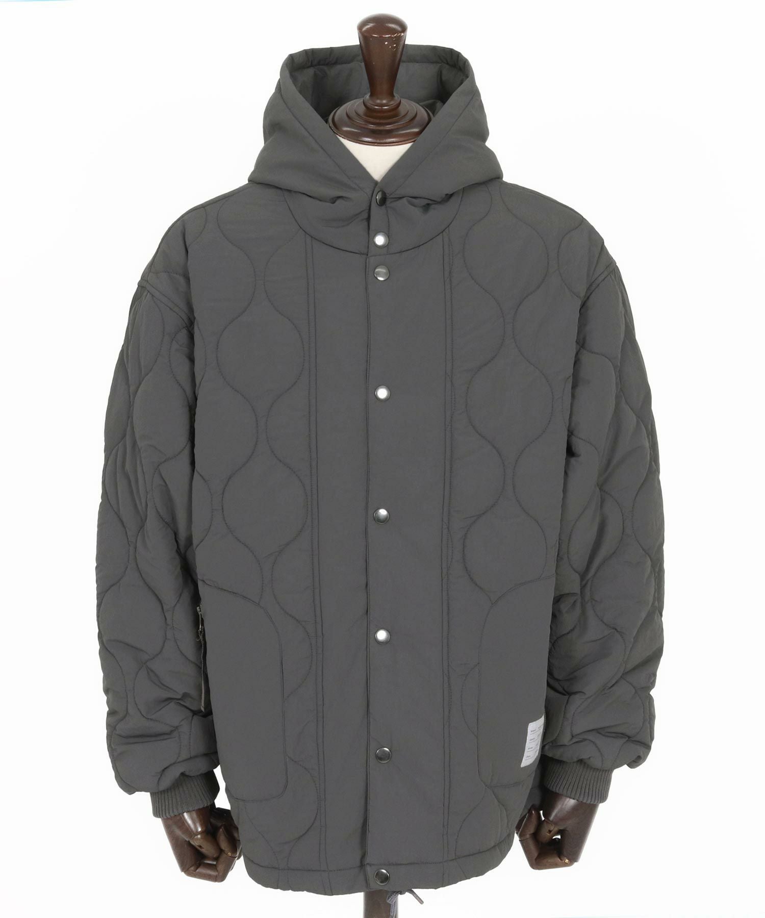 wjk reluxe】gourd quilting hooded blouson フーデッドブルゾン(WR25W