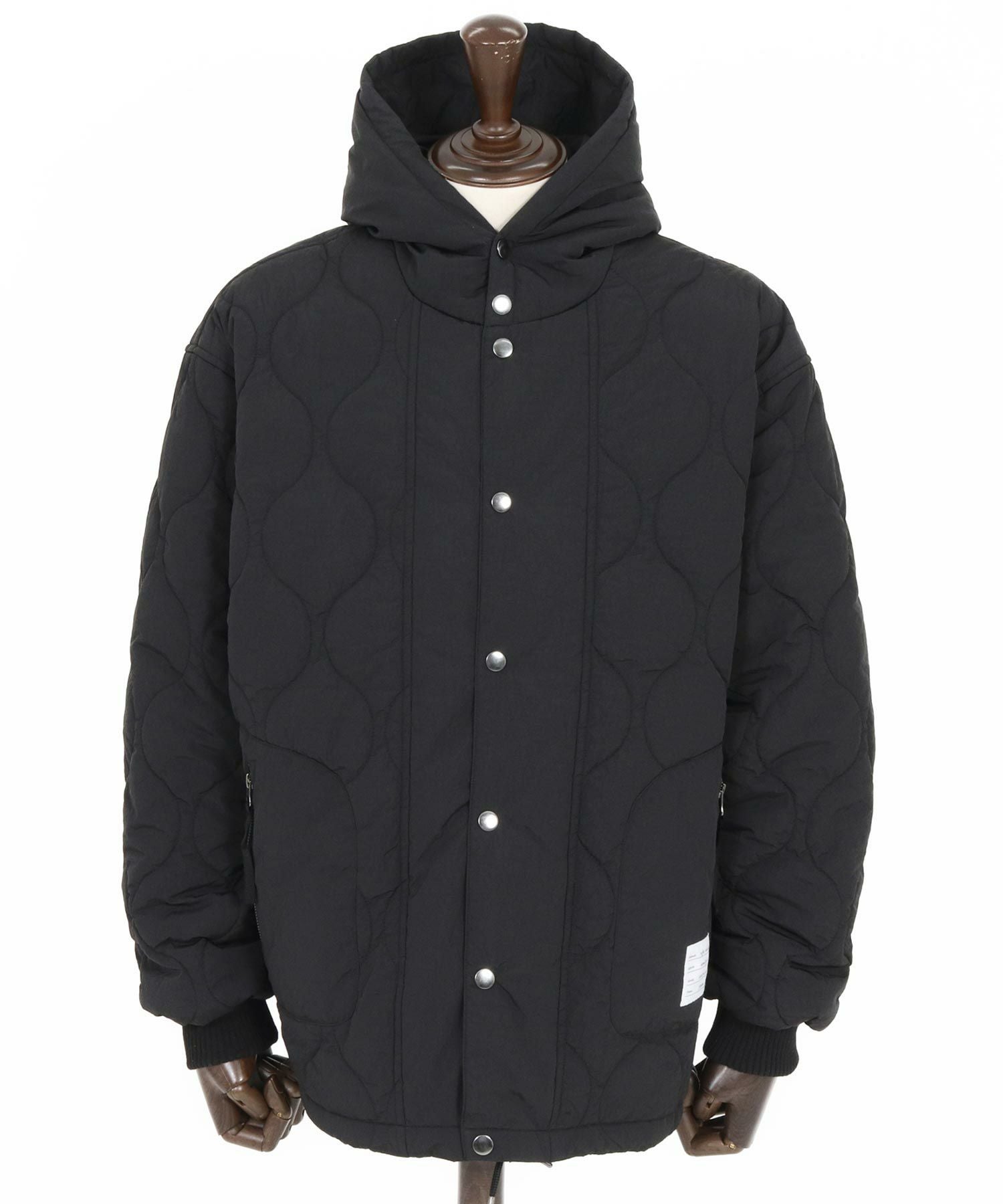wjk reluxe】gourd quilting hooded blouson フーデッドブルゾン(WR25W