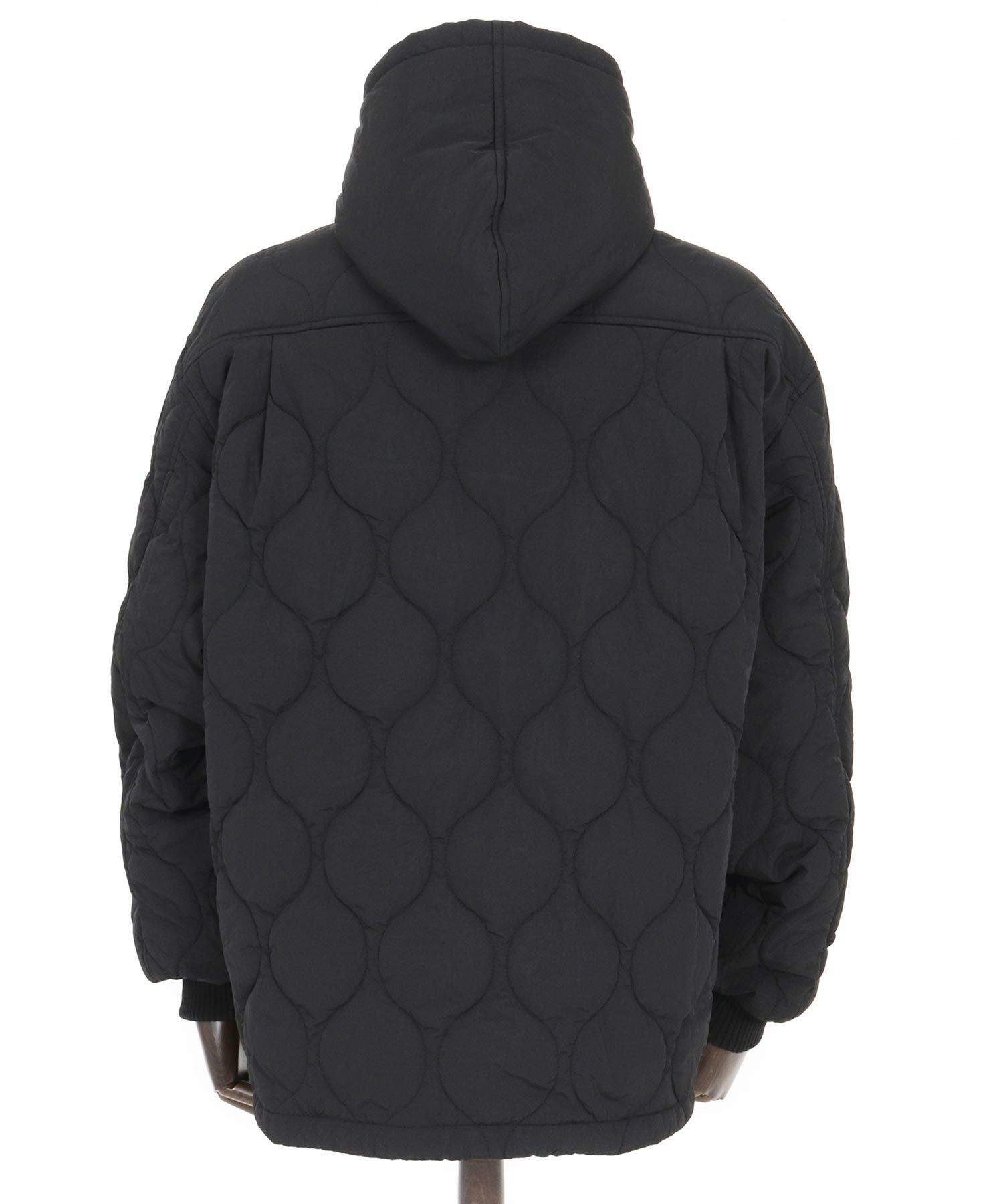wjk reluxe】gourd quilting hooded blouson フーデッドブルゾン(WR25W