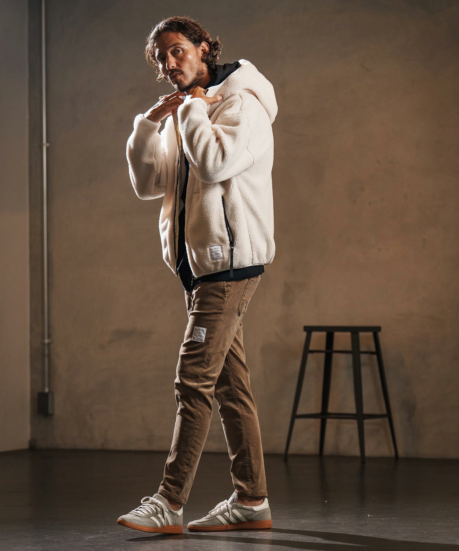 wjk reluxe】boa fleece parka ボアフリースパーカー(WR25W-07