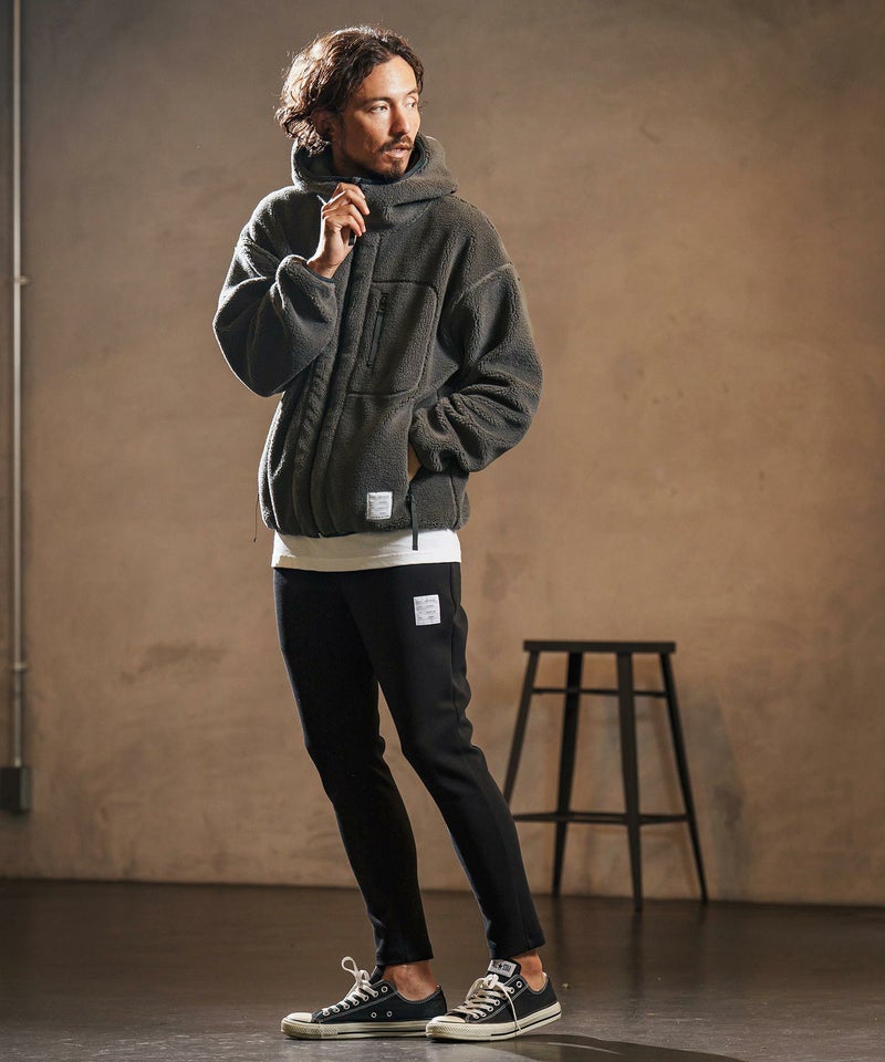 wjk reluxe】boa fleece parka ボアフリースパーカー(WR25W-07 