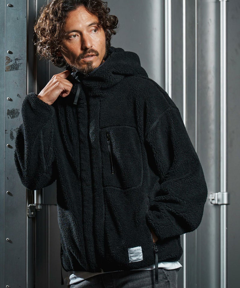 wjk reluxe】boa fleece parka ボアフリースパーカー(WR25W-07 