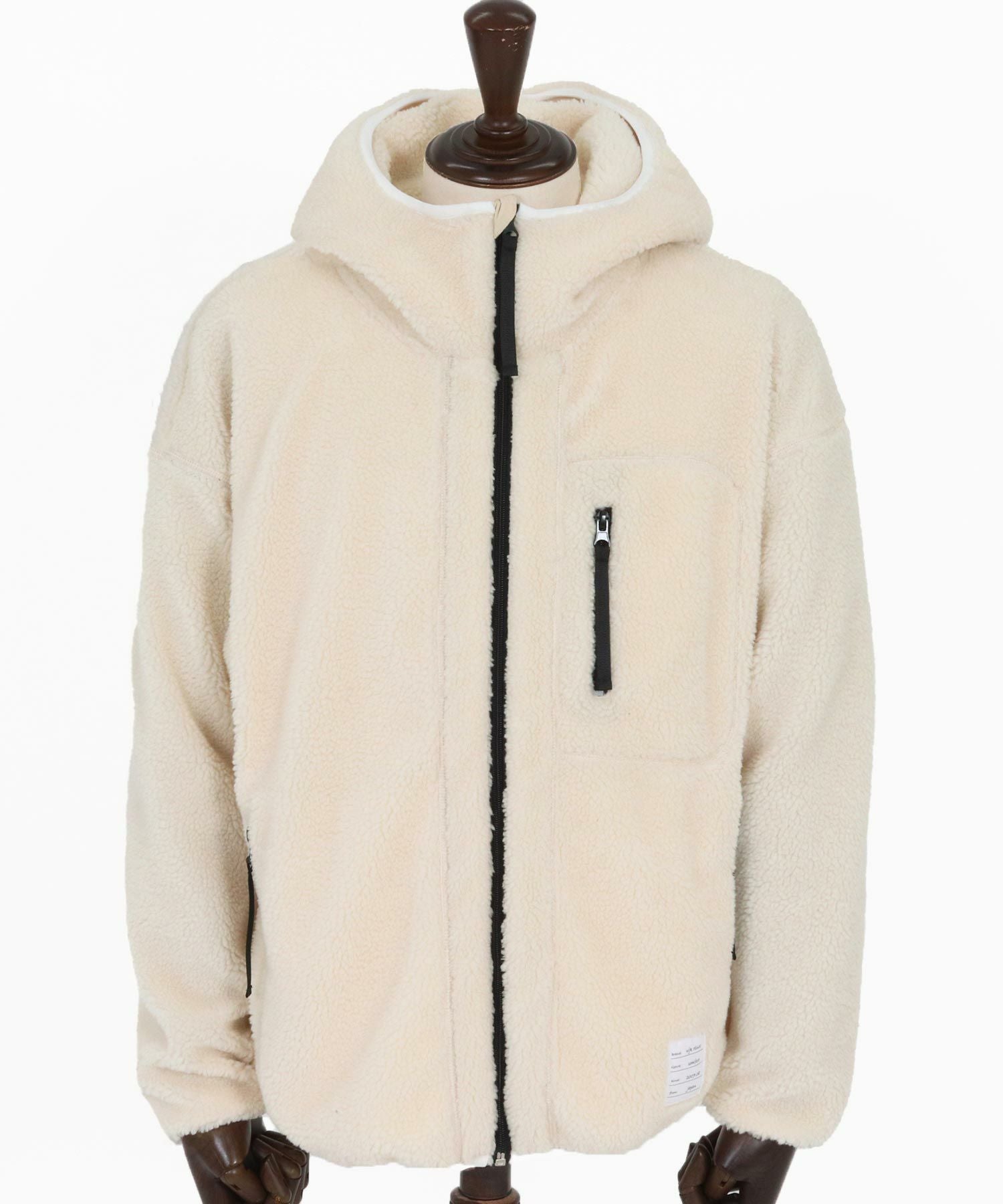 wjk reluxe】boa fleece parka ボアフリースパーカー(WR25W-07