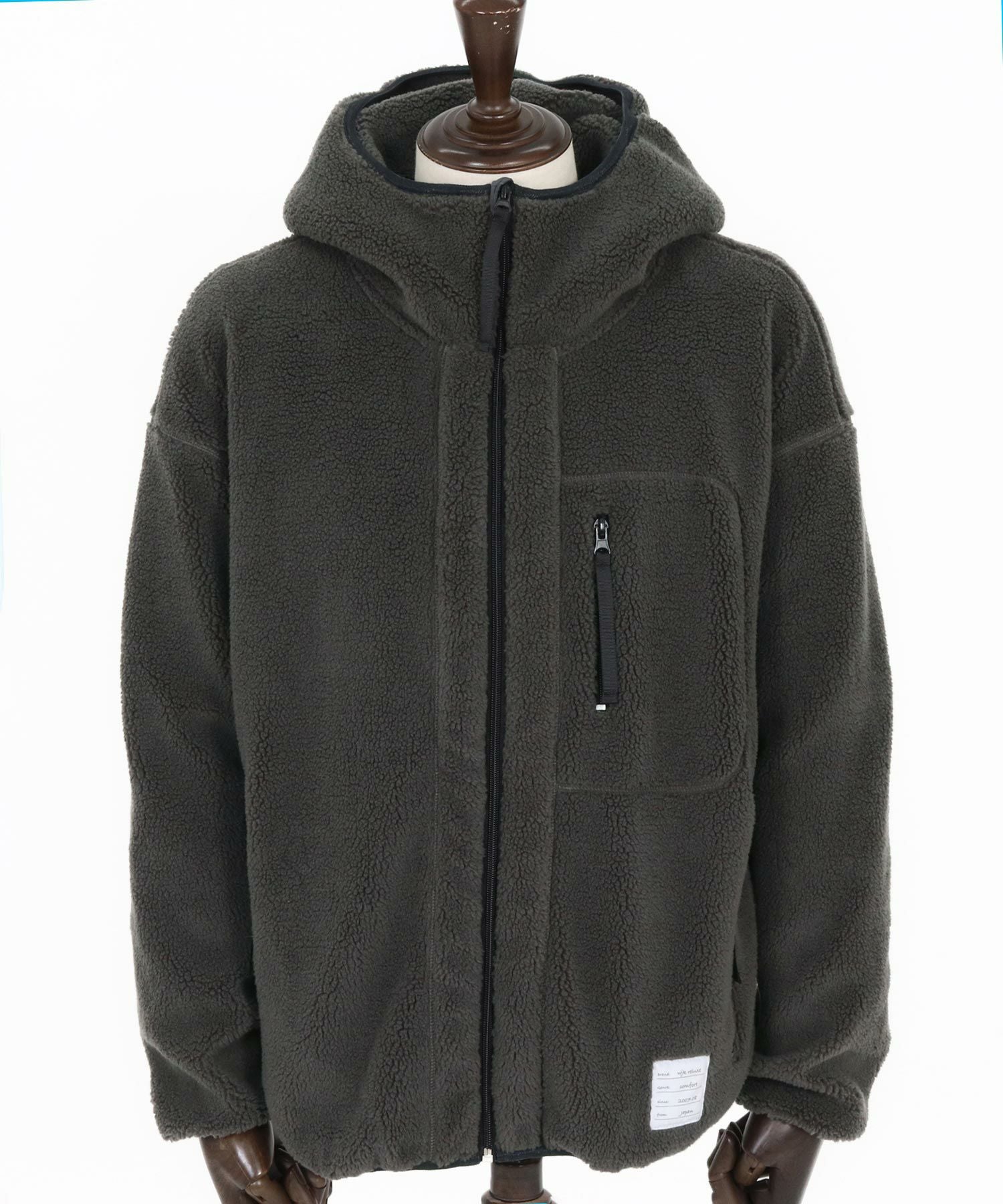 wjk reluxe】boa fleece parka ボアフリースパーカー(WR25W-07