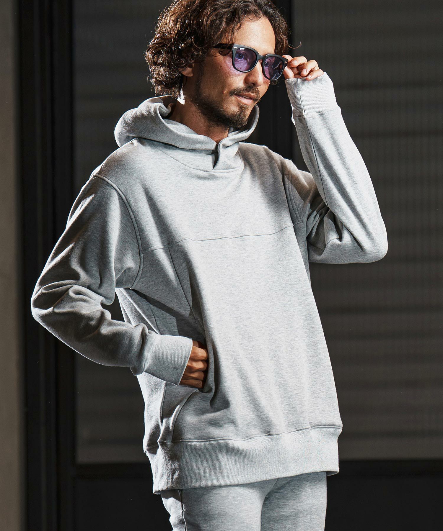 wjk reluxe】back fleece switch parka バックフリースパーカー(WR25W