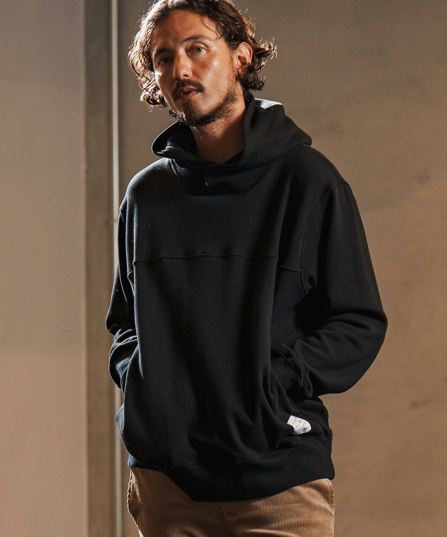 wjk reluxe】back fleece switch parka バックフリースパーカー(WR25W
