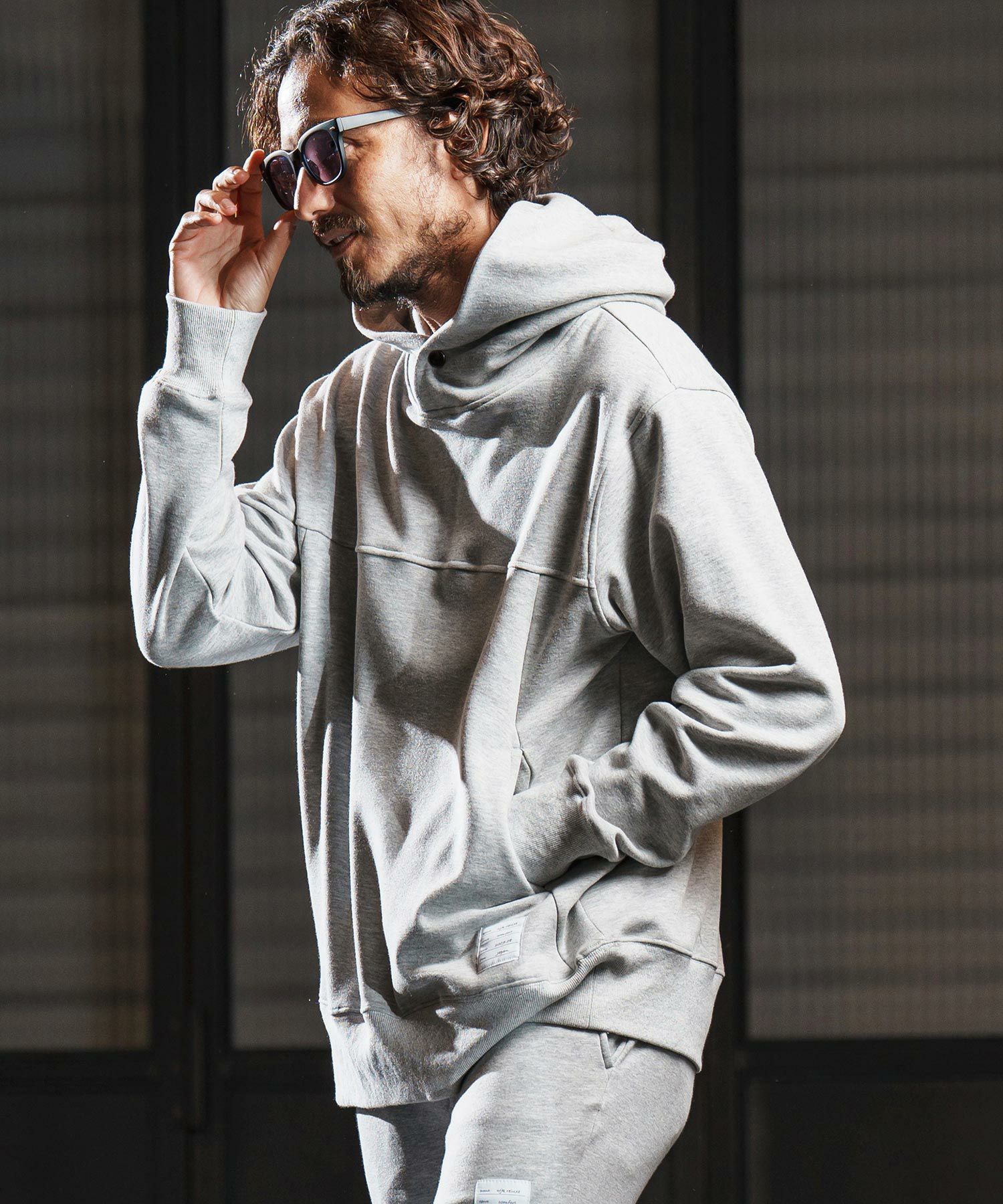 wjk reluxe】back fleece switch parka バックフリースパーカー(WR25W