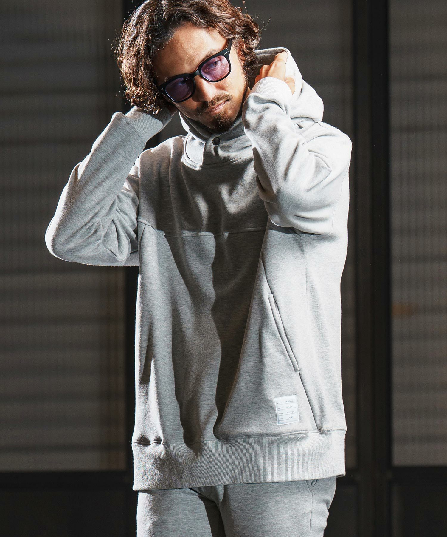 wjk reluxe】back fleece switch parka バックフリースパーカー(WR25W