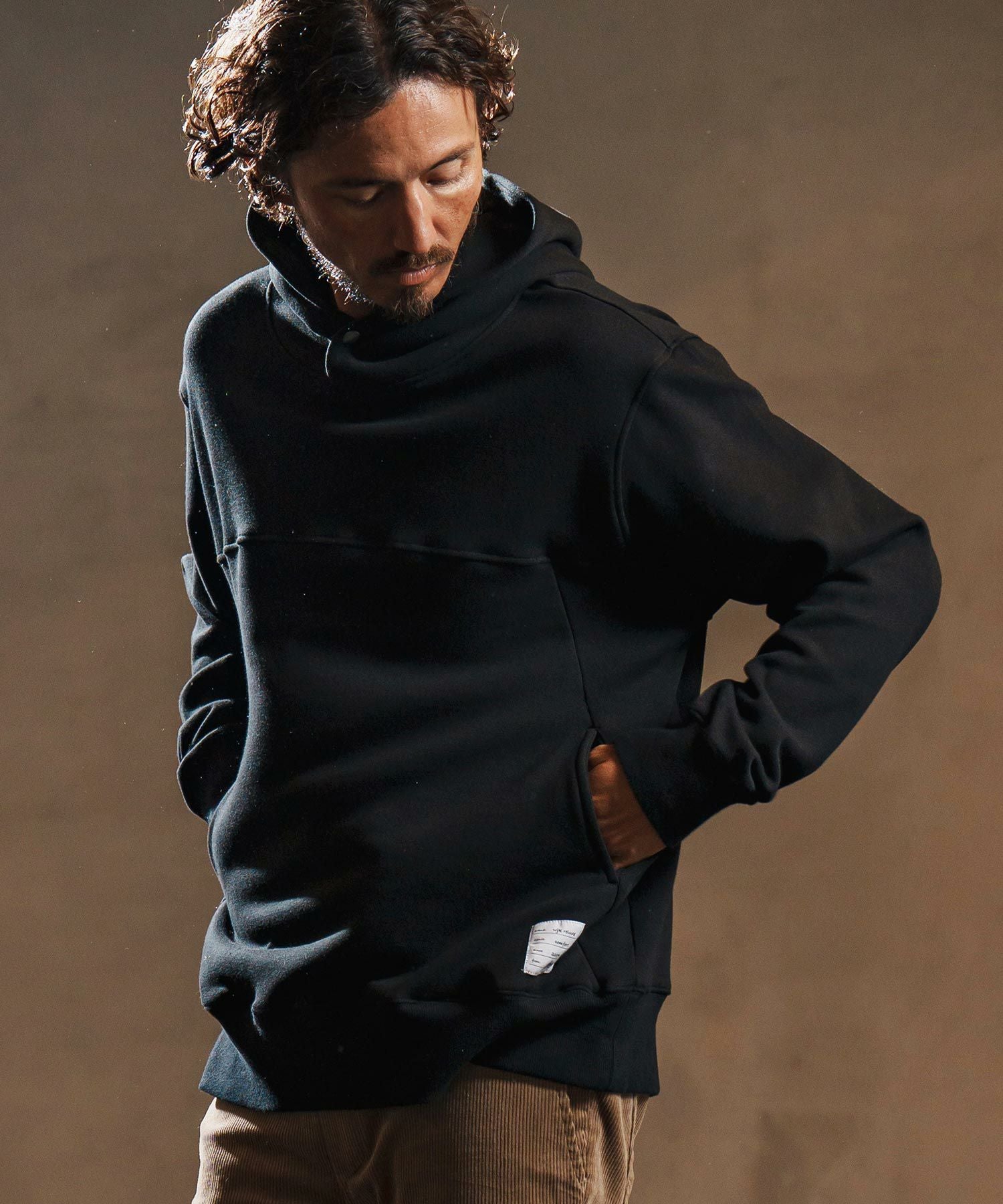 新品タグ付き　フリースフード付きパーカー　サイズL wjk reluxe】back fleece switch parka バックフリースパーカー(WR25W