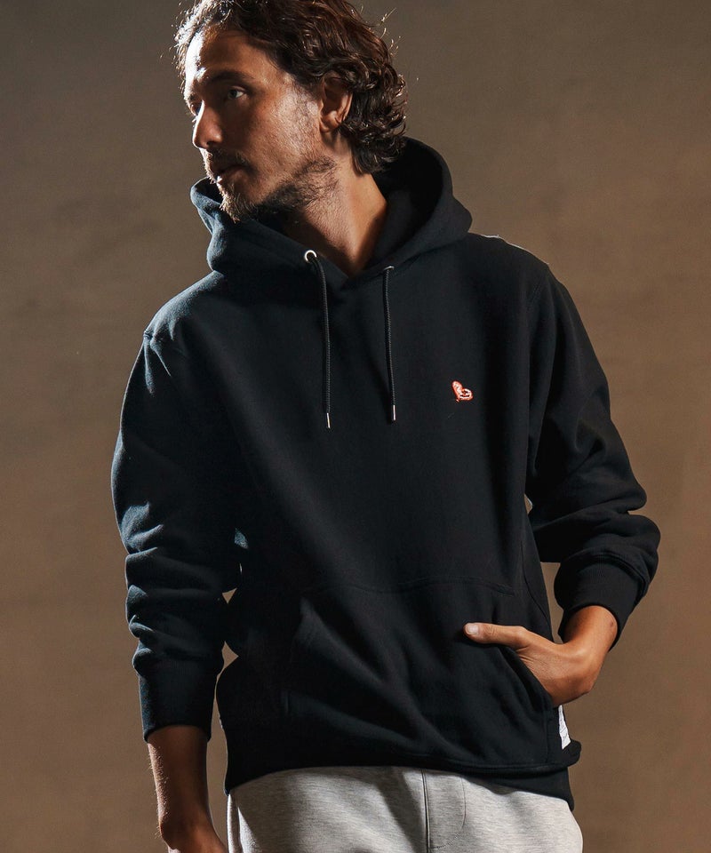 wjk reluxe】heart balloon embroidery parka スウェットパーカー 