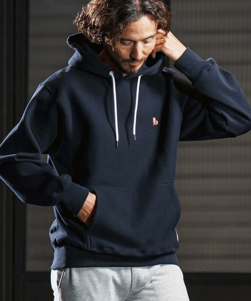 wjk reluxe】heart balloon embroidery parka スウェットパーカー 